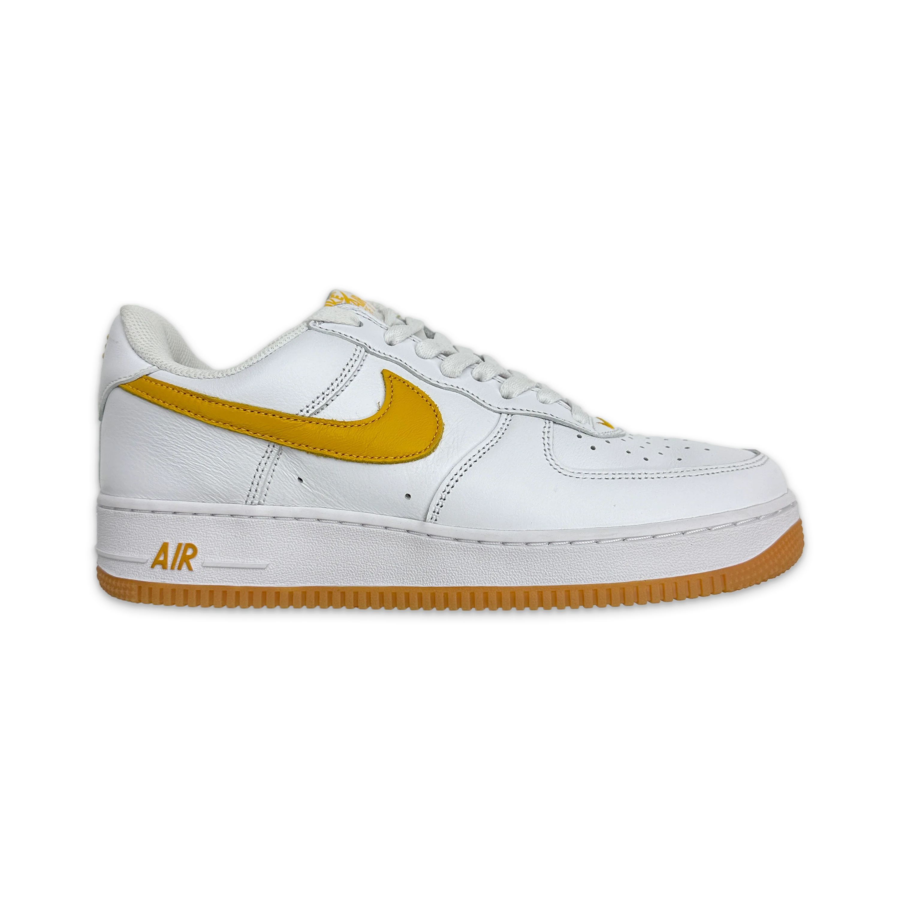 Air Force 1 "Color Of The Month White University Gold Gum Bottom"