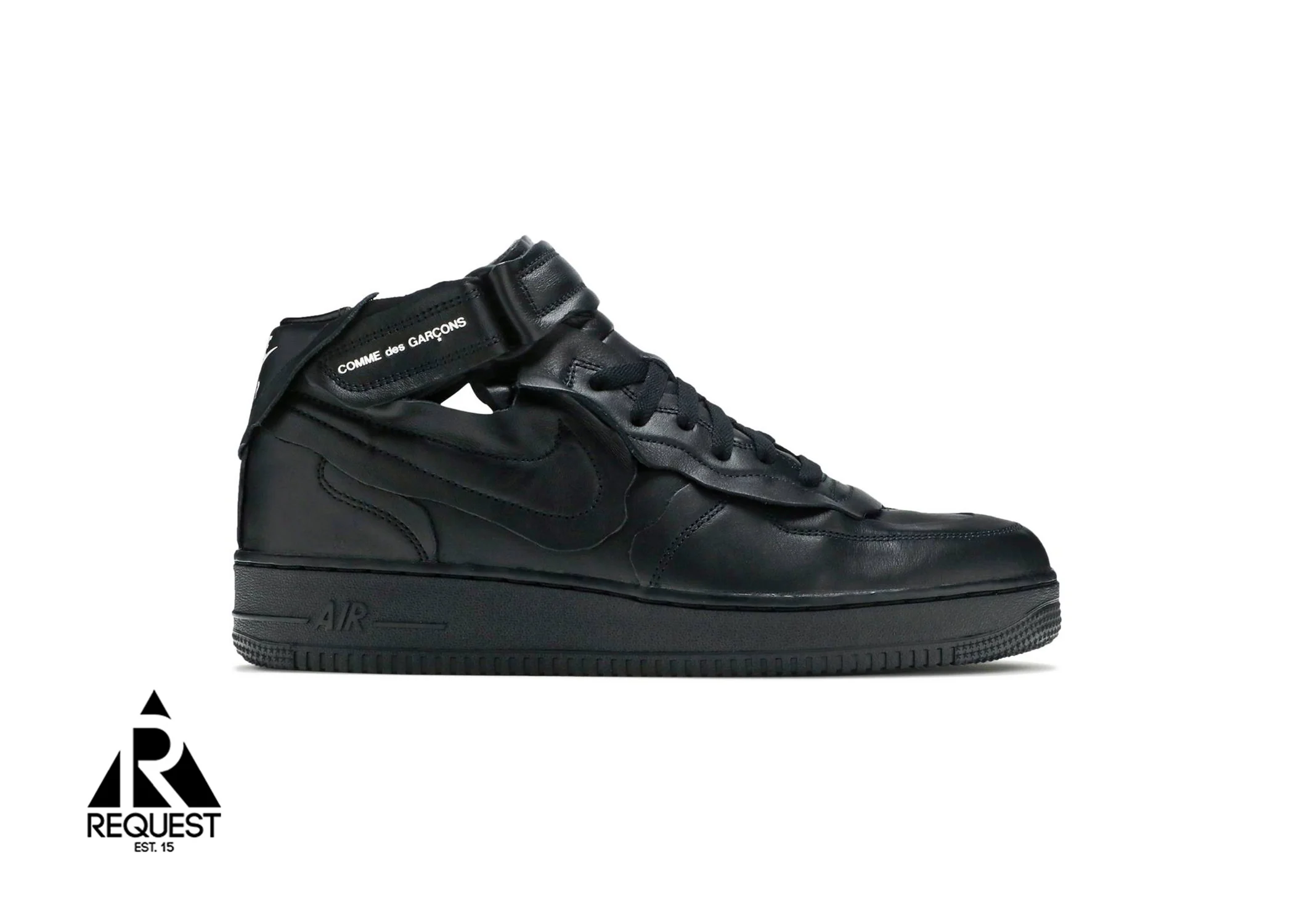 Air Force 1 Mid “Comme Des Garcons Black”