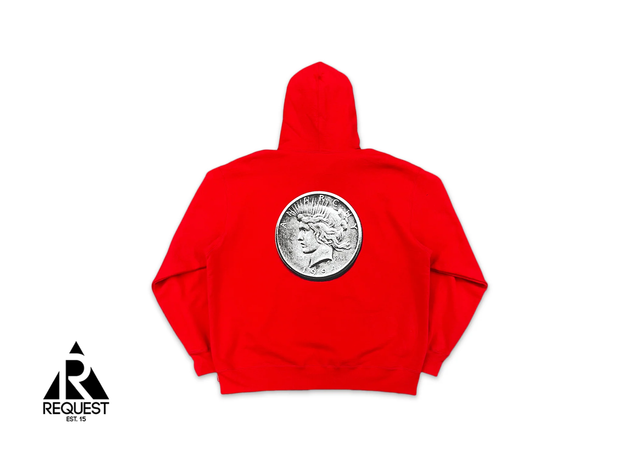 Anarchy Hooded Sweatshirt FW24 "Red" - Image 2