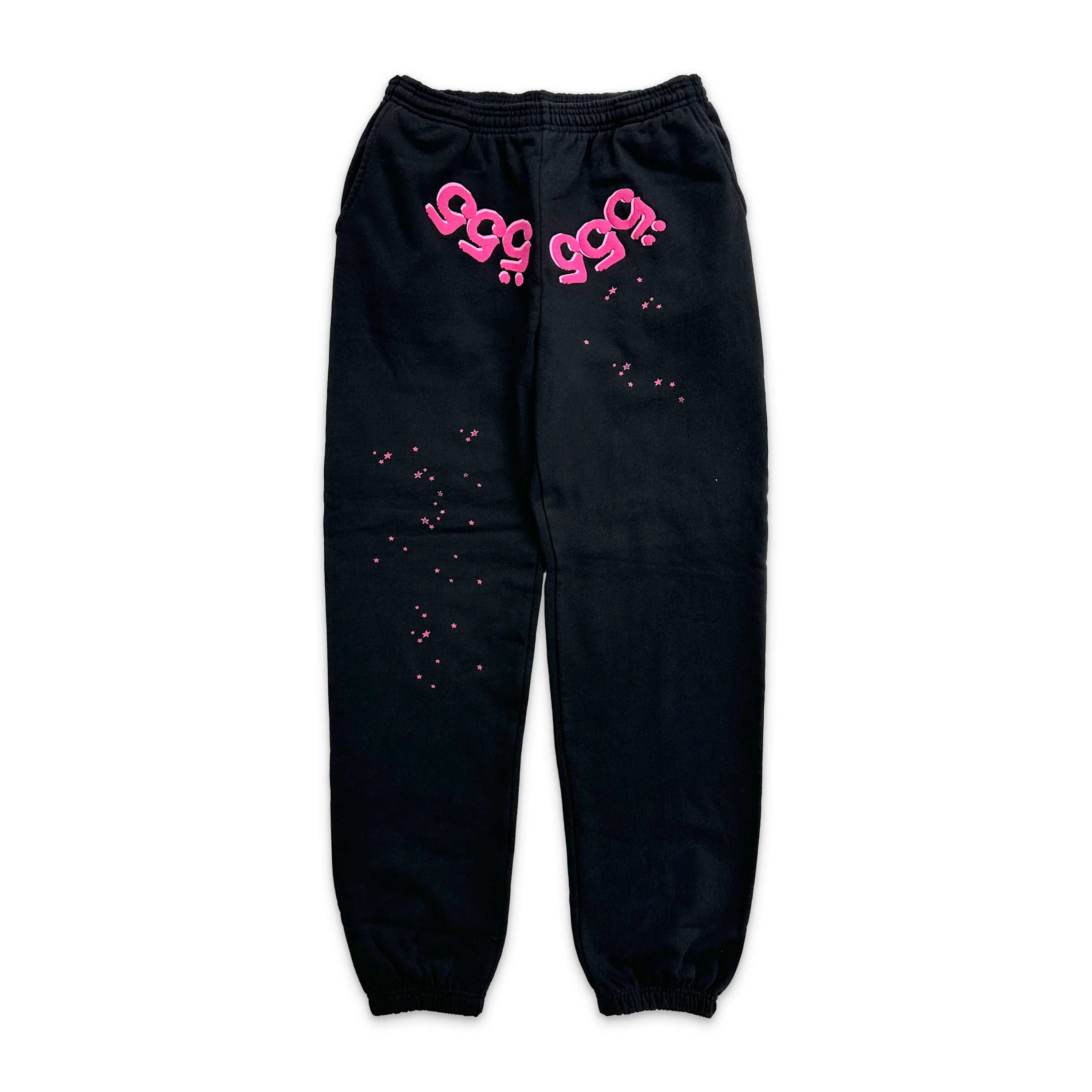 Angel Number Sweatpants "Black/Pink"