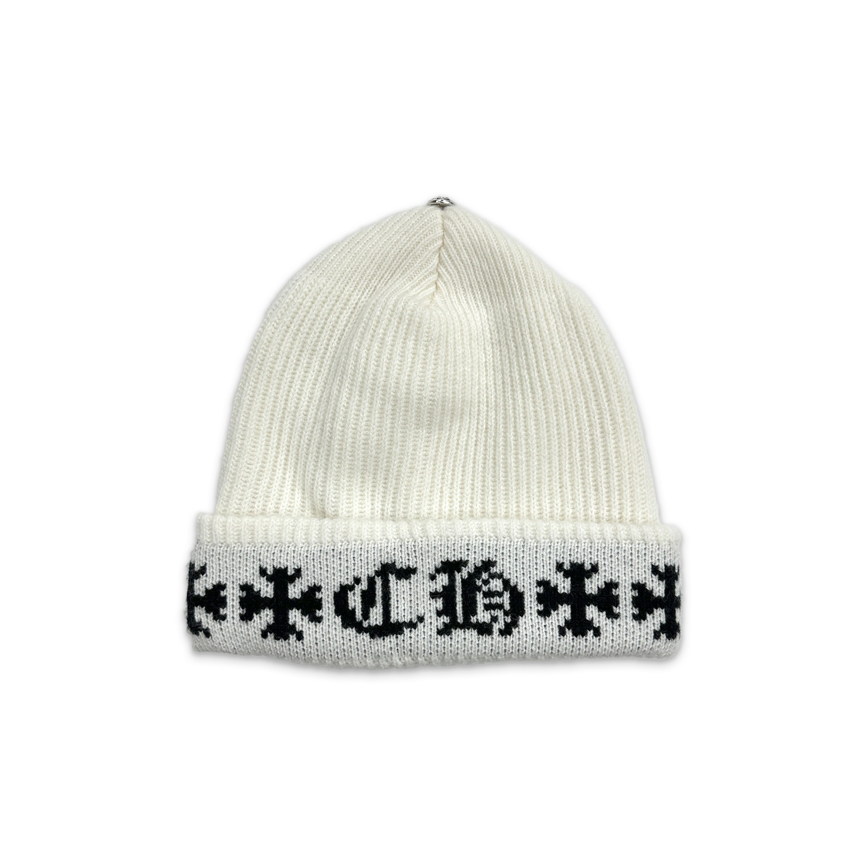 Aspen Big Daddy Cashmere Beanie "White"