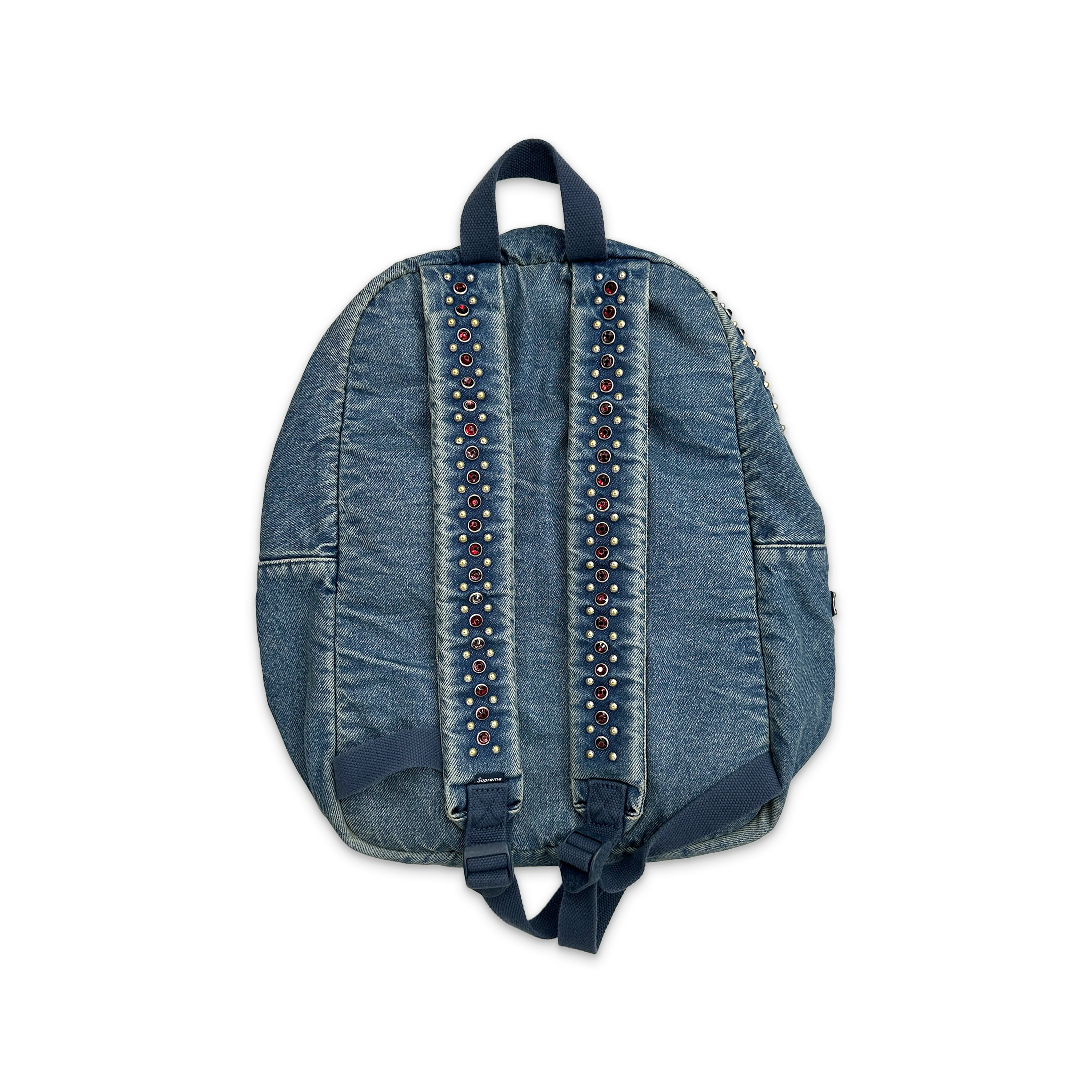 B.B. Simon Denim Backpack "Washed Indigo" - Image 2