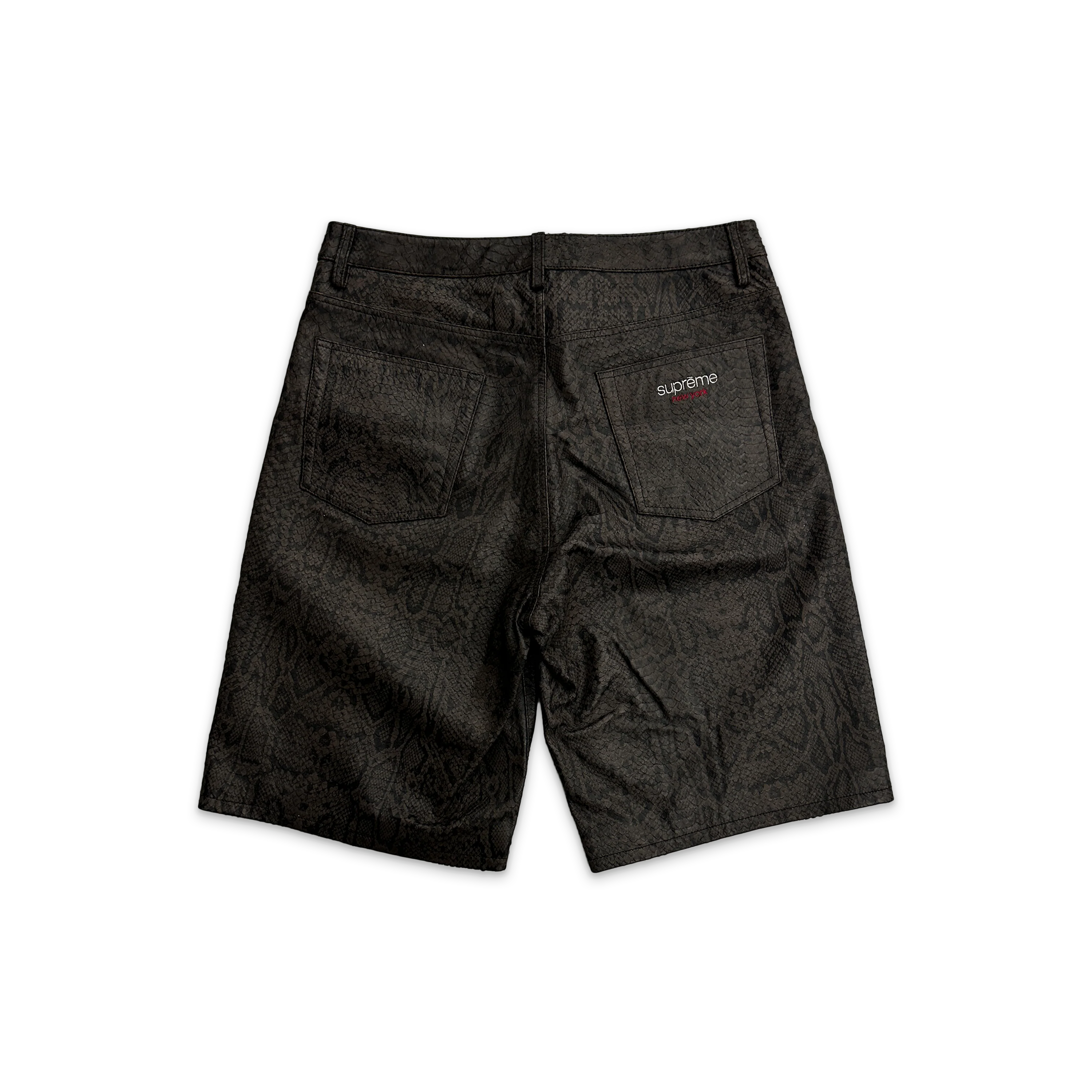 Baggy Leather Short SS25 "Brown" - Image 2