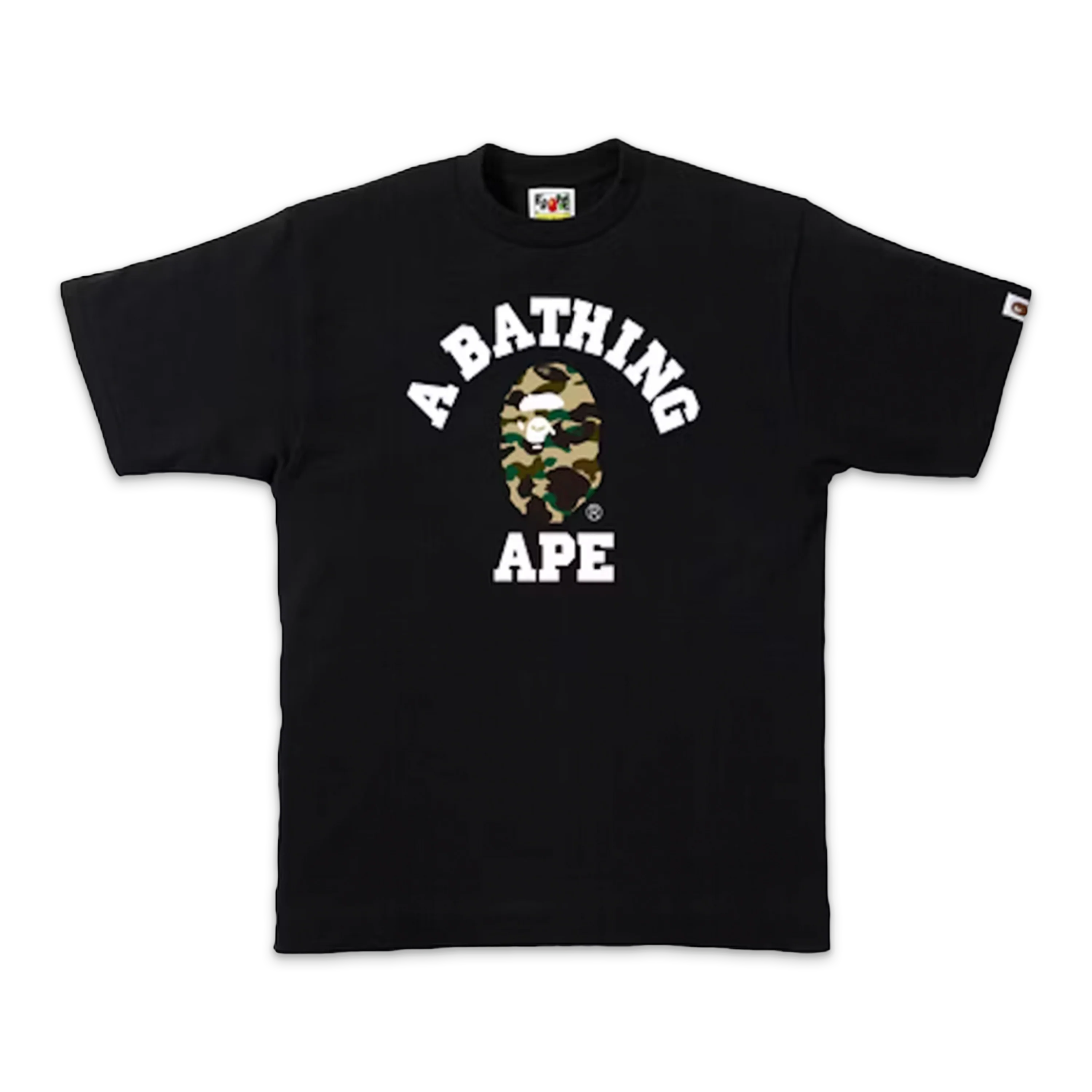 BAPE College Tee “Yellow Camo”