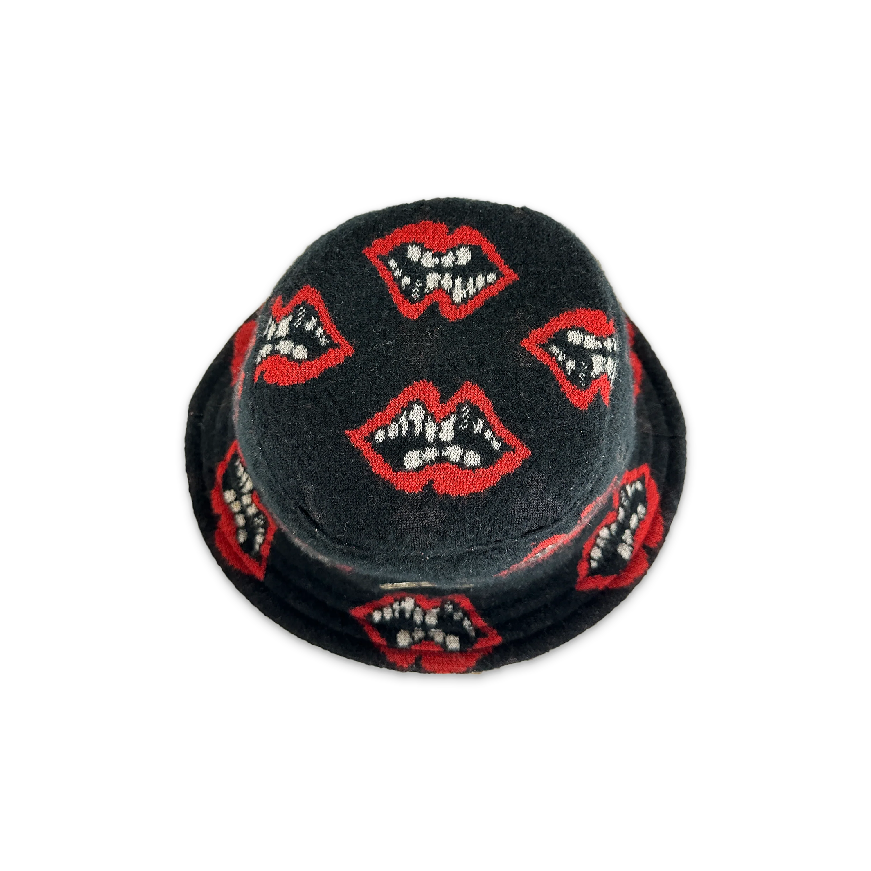 Cashmere Matty Boy Chomper Bucket Hat "Black Red" - Image 2
