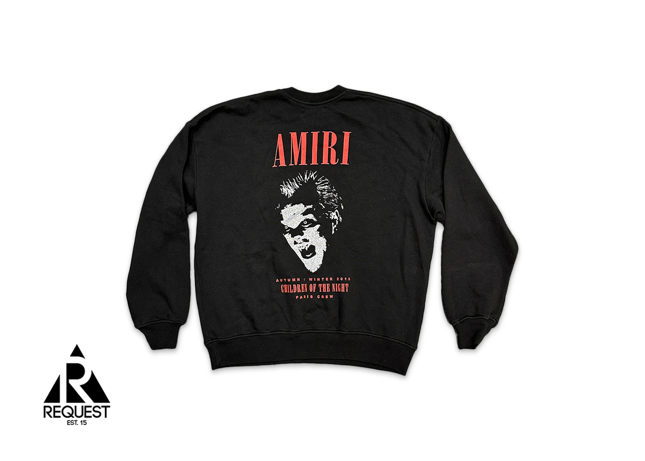 Children Of The Night Crewneck "Black" (DOOR BUSTER) - Image 2