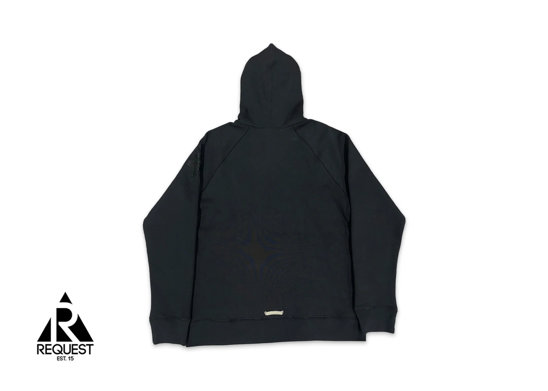 Cross Patch Hoodie "Black" - Image 2