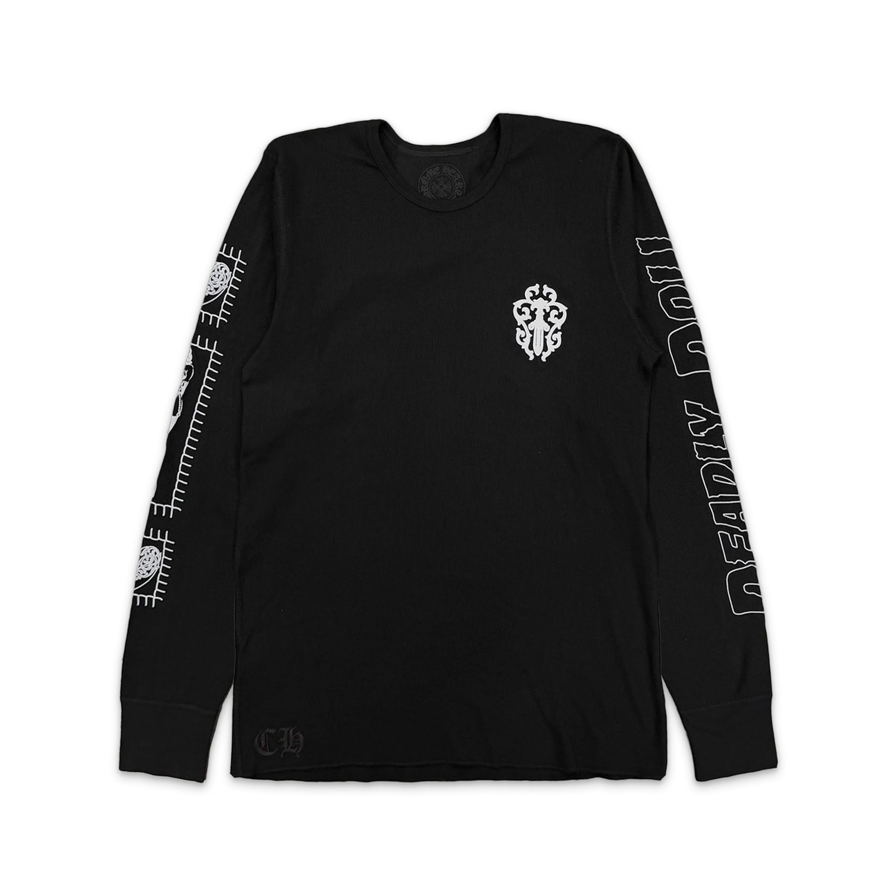 Deadly Doll Vine Dagger Thermal L/S Tee "Black"