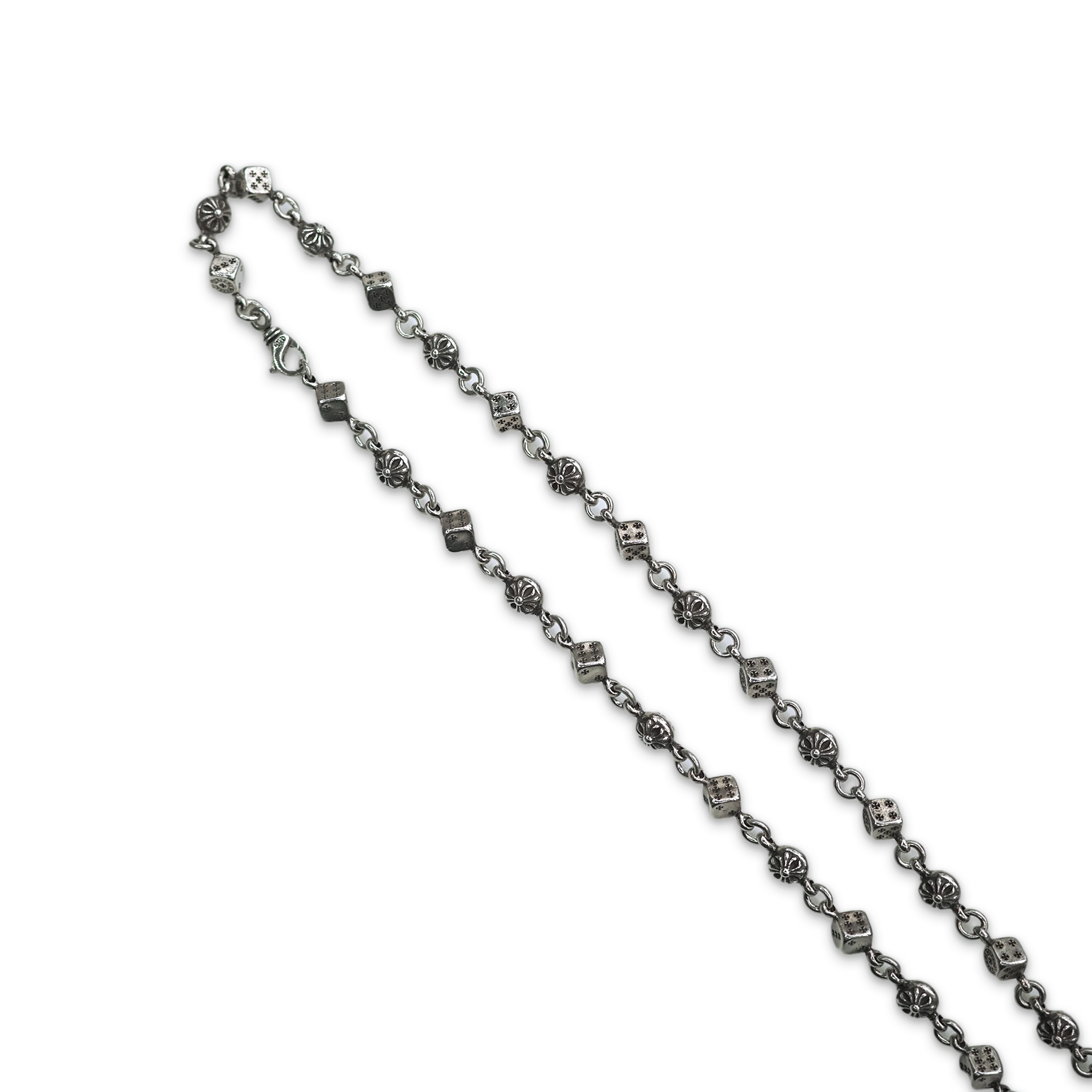 Dice and CH Plus Cross Ball Necklace - Image 2