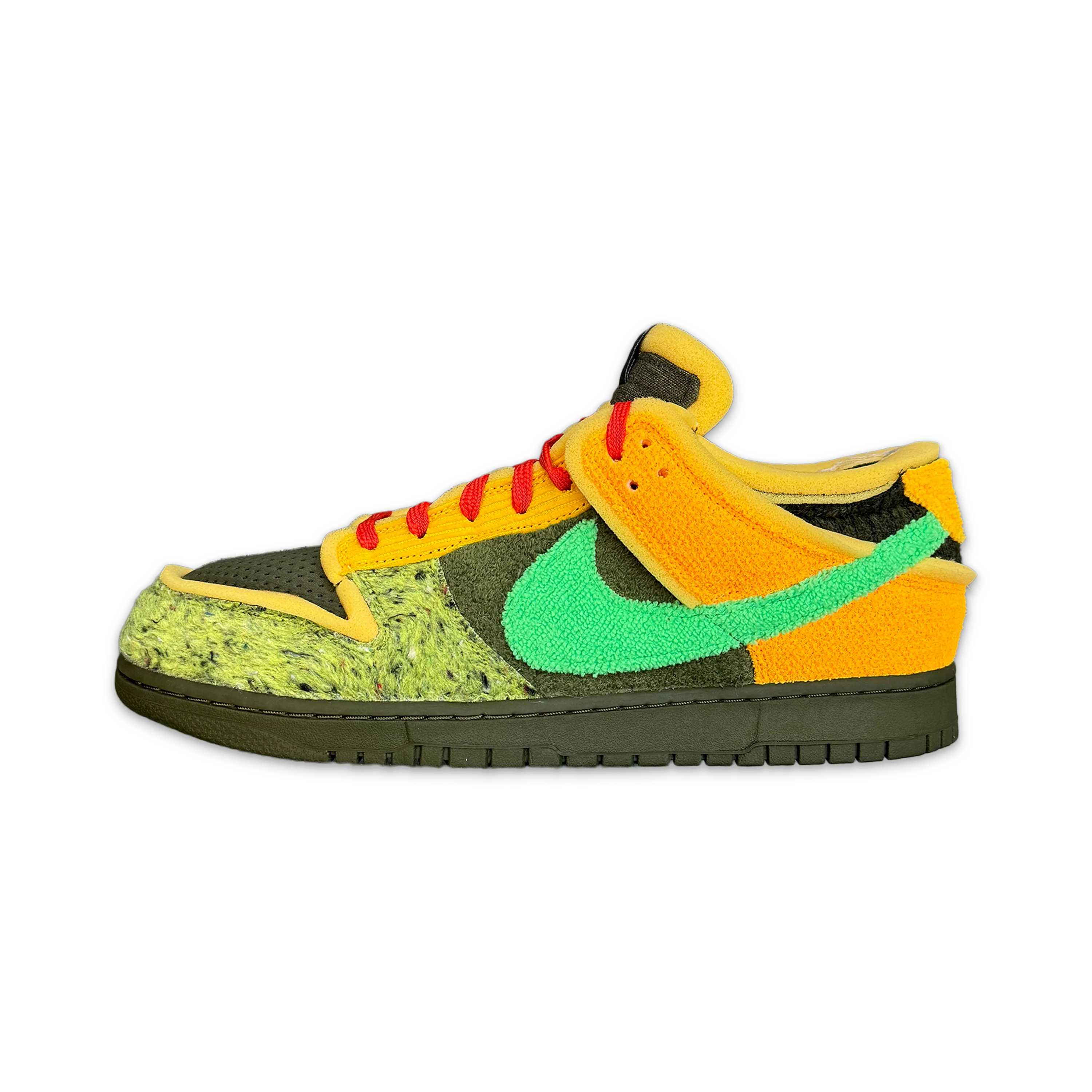 Dunk Low CPFM Cactus Plant Flea Market Swamp Sponge "Friends & Family Green Shock" - Image 3