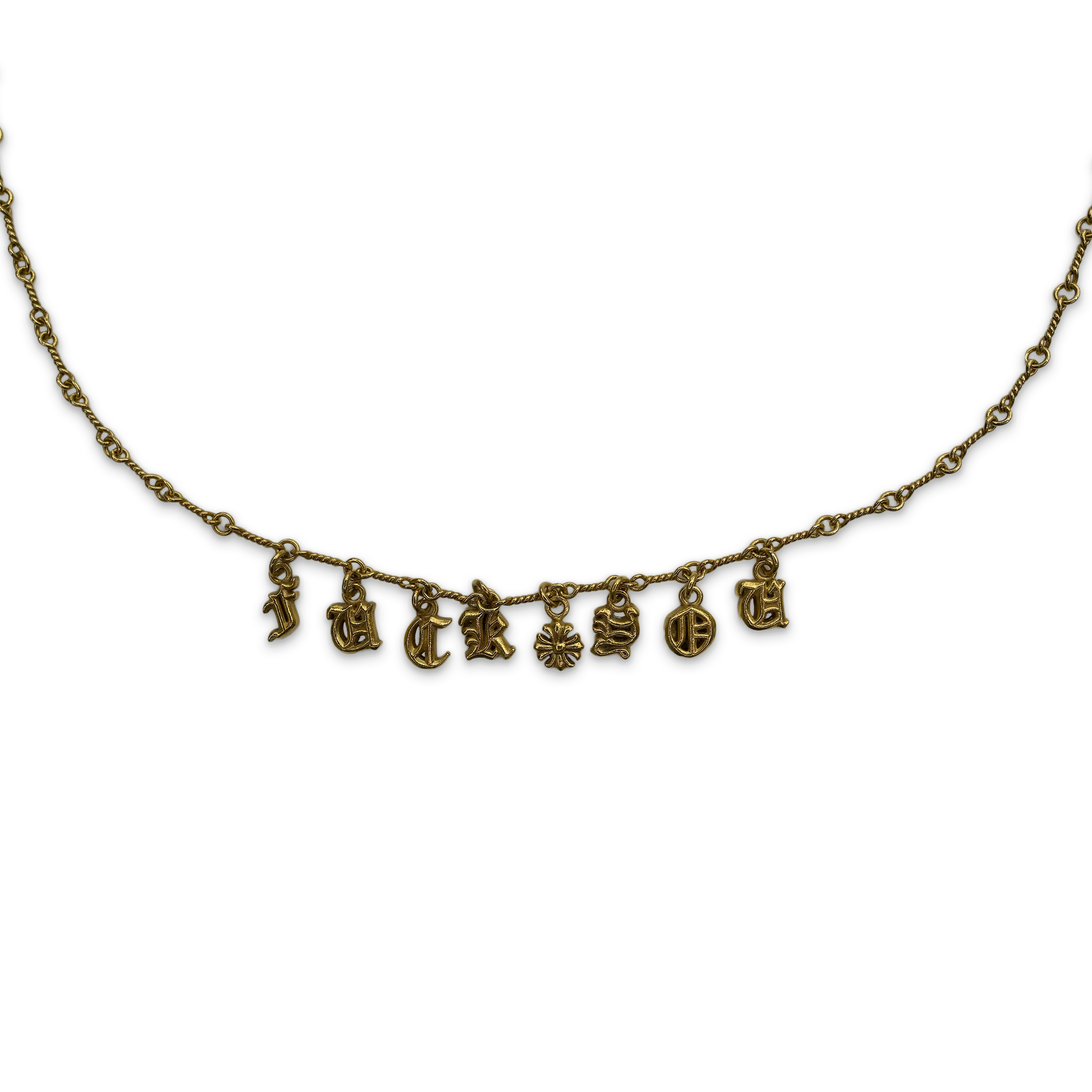 F*ck You Necklace "Gold" - Image 2
