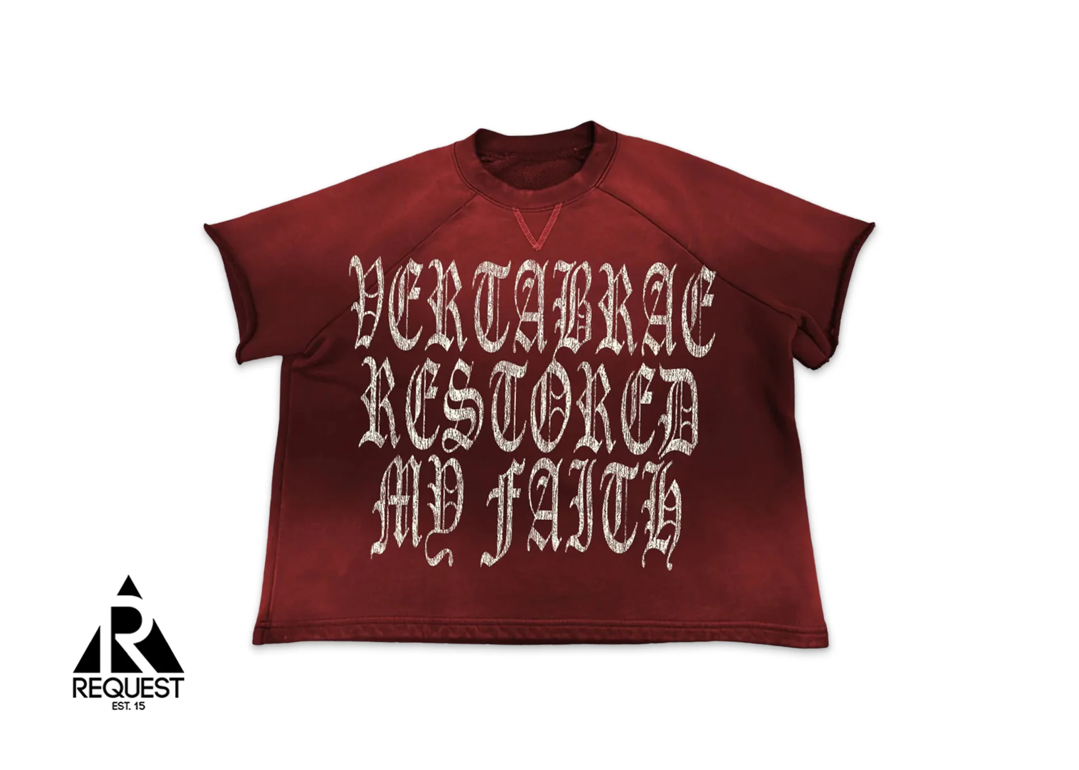 Faith Crewneck Tee "Red"