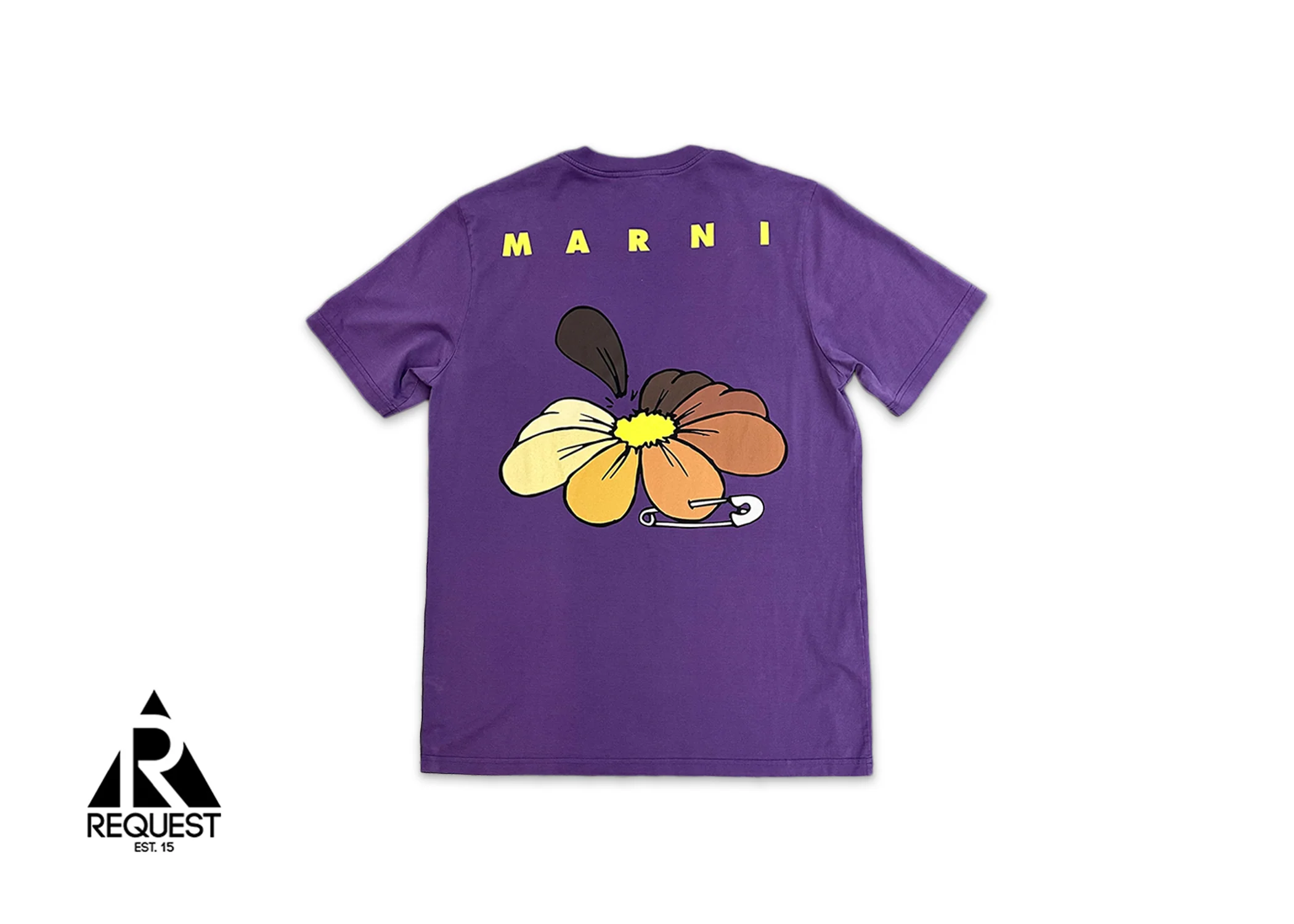 Flower Pin Tee "Purple" - Image 2