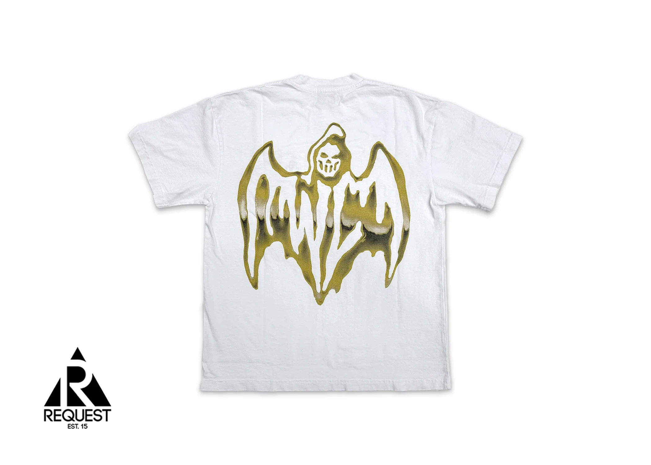 Gold Bat Logo Tee "White" - Image 2