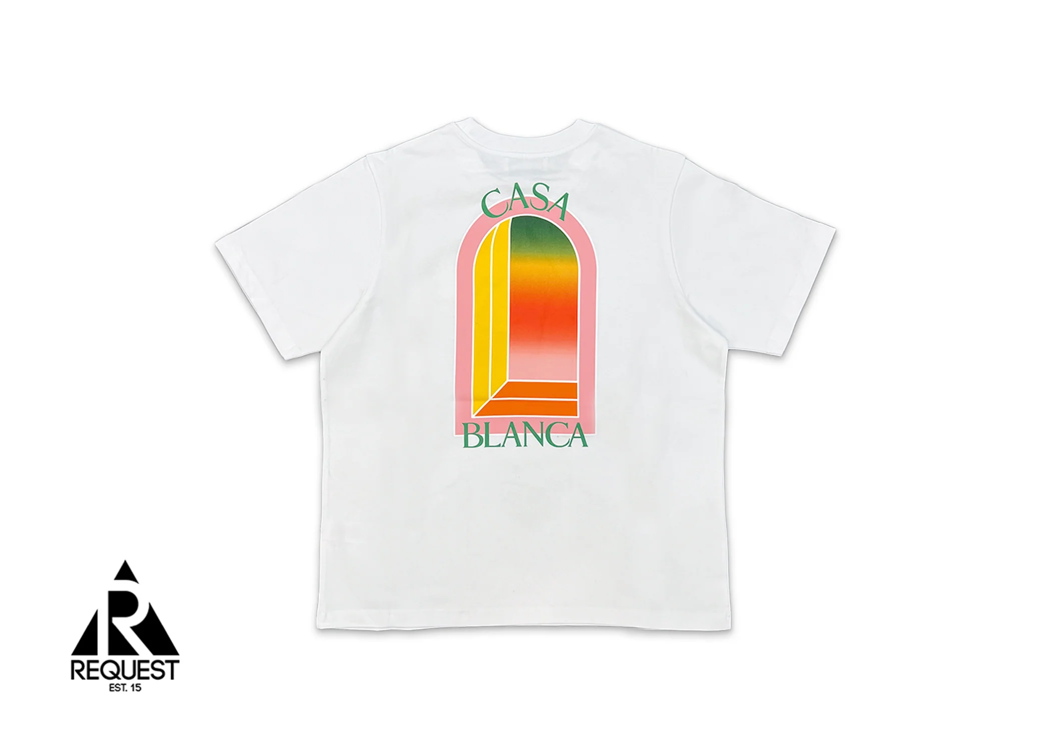 Gradient Arch Logo Printed Tee "White" - Image 2