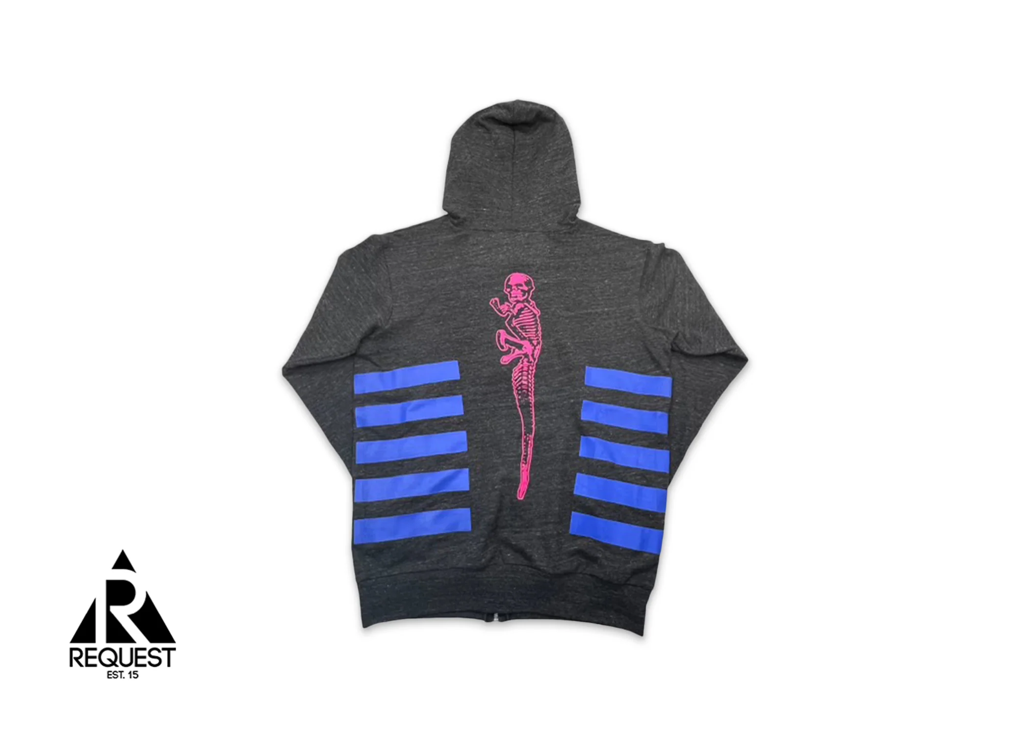 Heather Foti Zip Up Jacket "Grey Pink" - Image 2