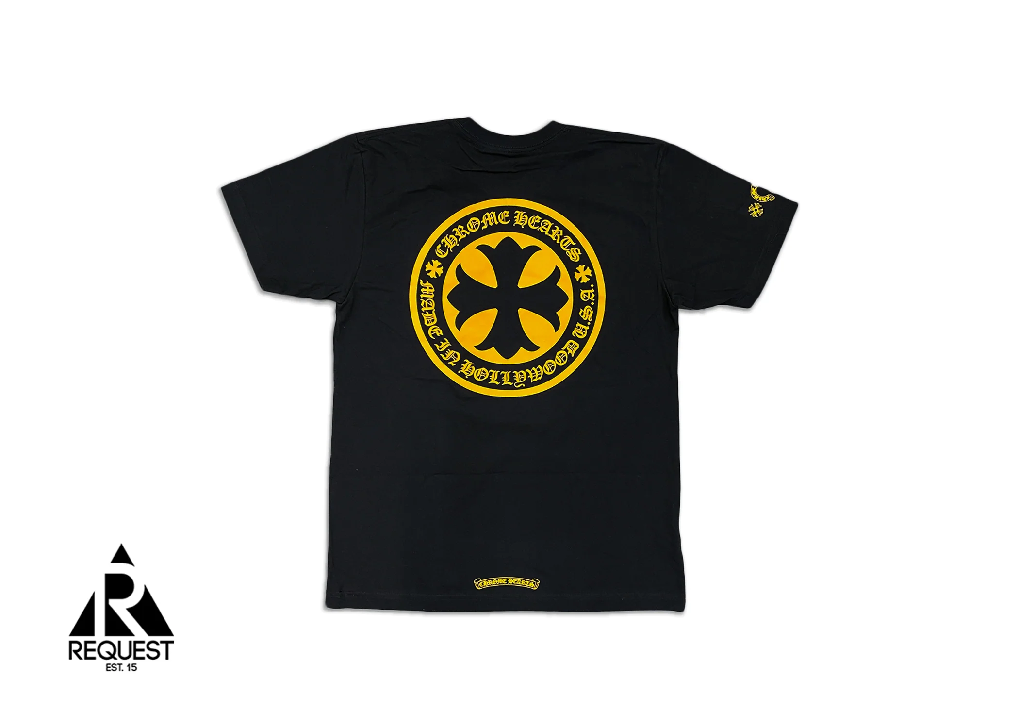 Hollywood Yellow Plus Cross Tee "Black" - Image 2