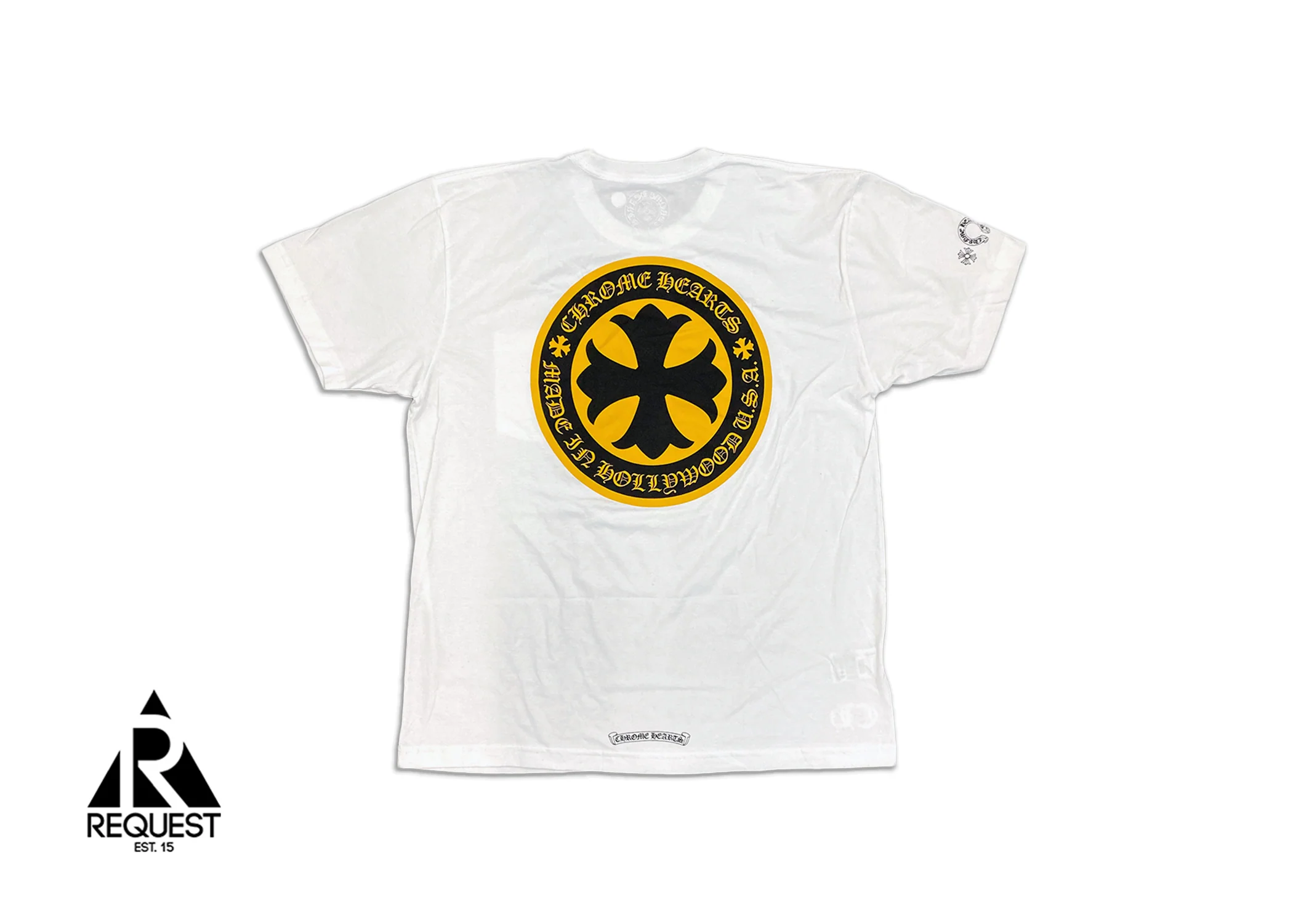 Hollywood Yellow Plus Cross Tee "White" - Image 2