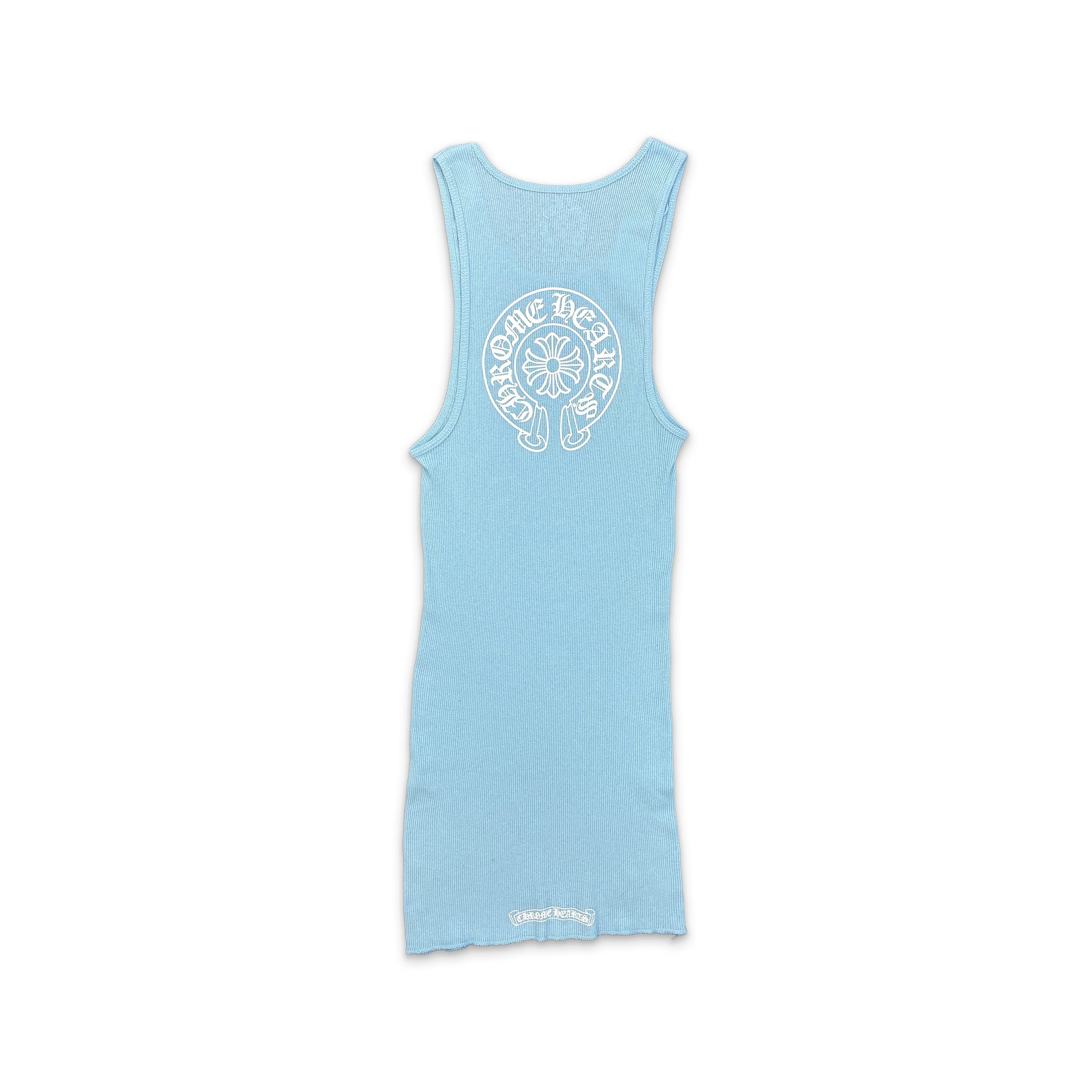 Horseshoe Rib Tank Top "Baby Blue" - Image 2
