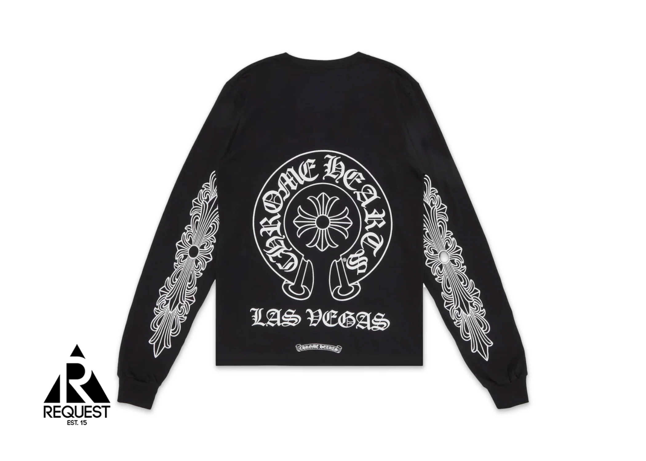 Las Vegas Horseshoe L/S Tee "Black" - Image 2