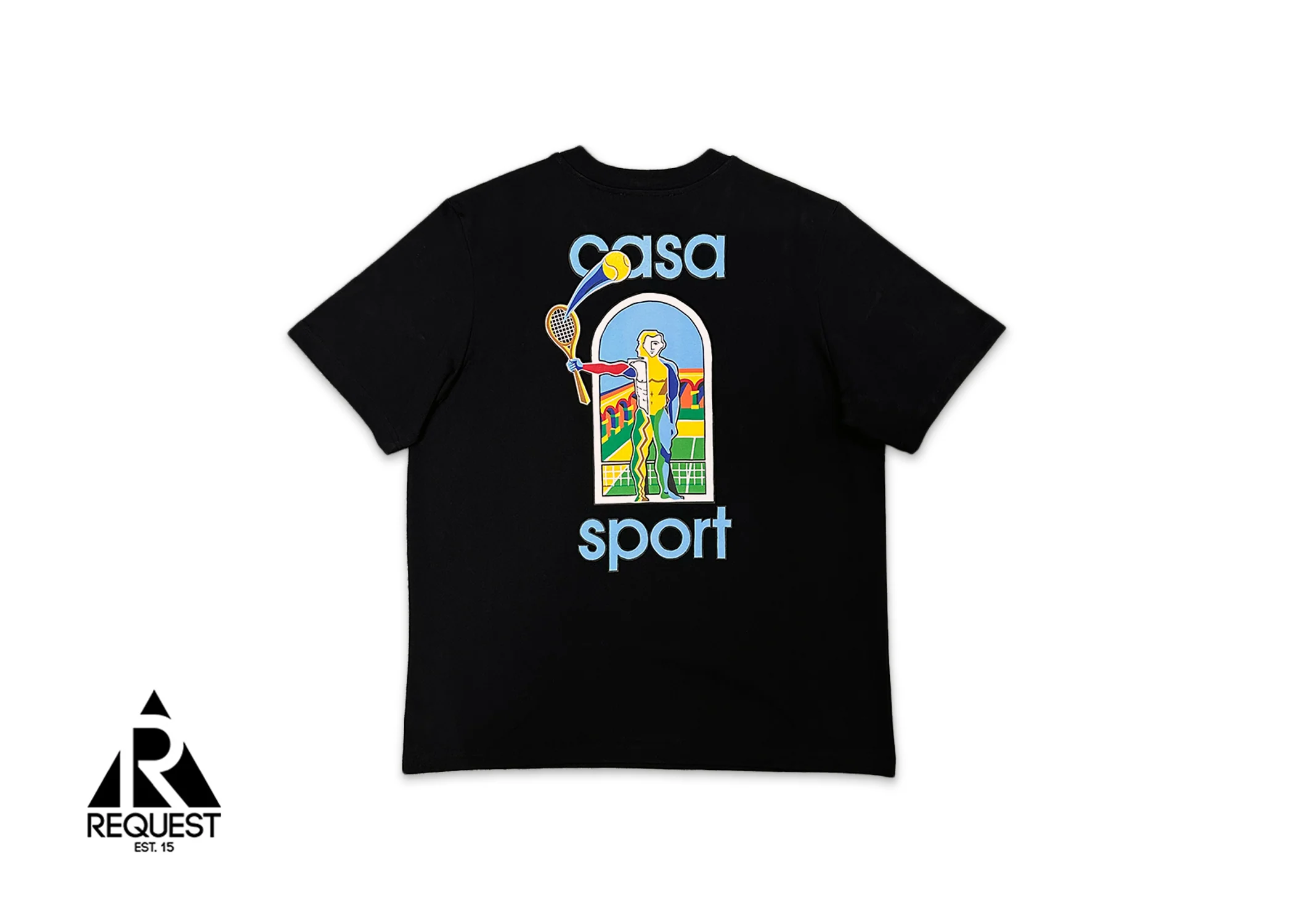 Le Jeu Colore Screen Printed Tee "Black" - Image 2
