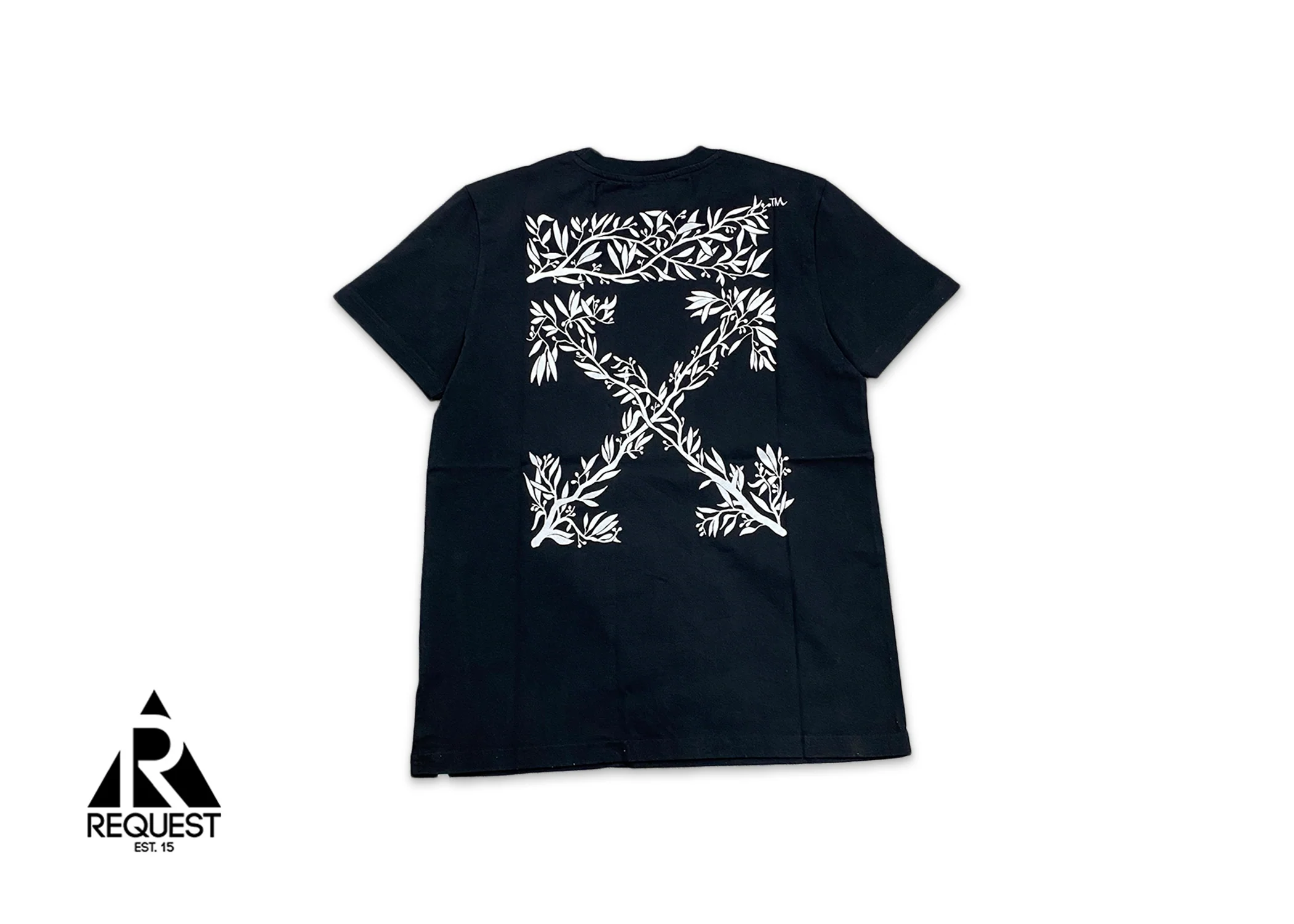 Leaves Casual Tee "Black" - Image 2