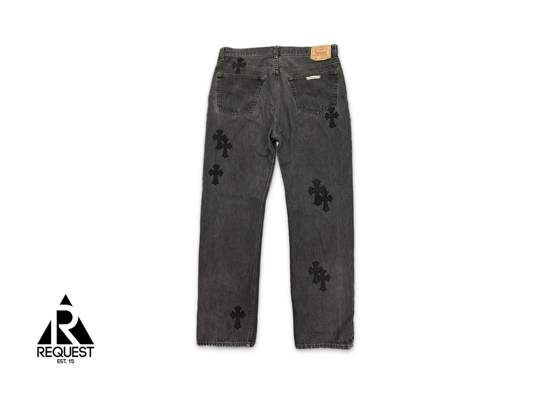 Levi's Black Denim "Black Crosses" - Image 2