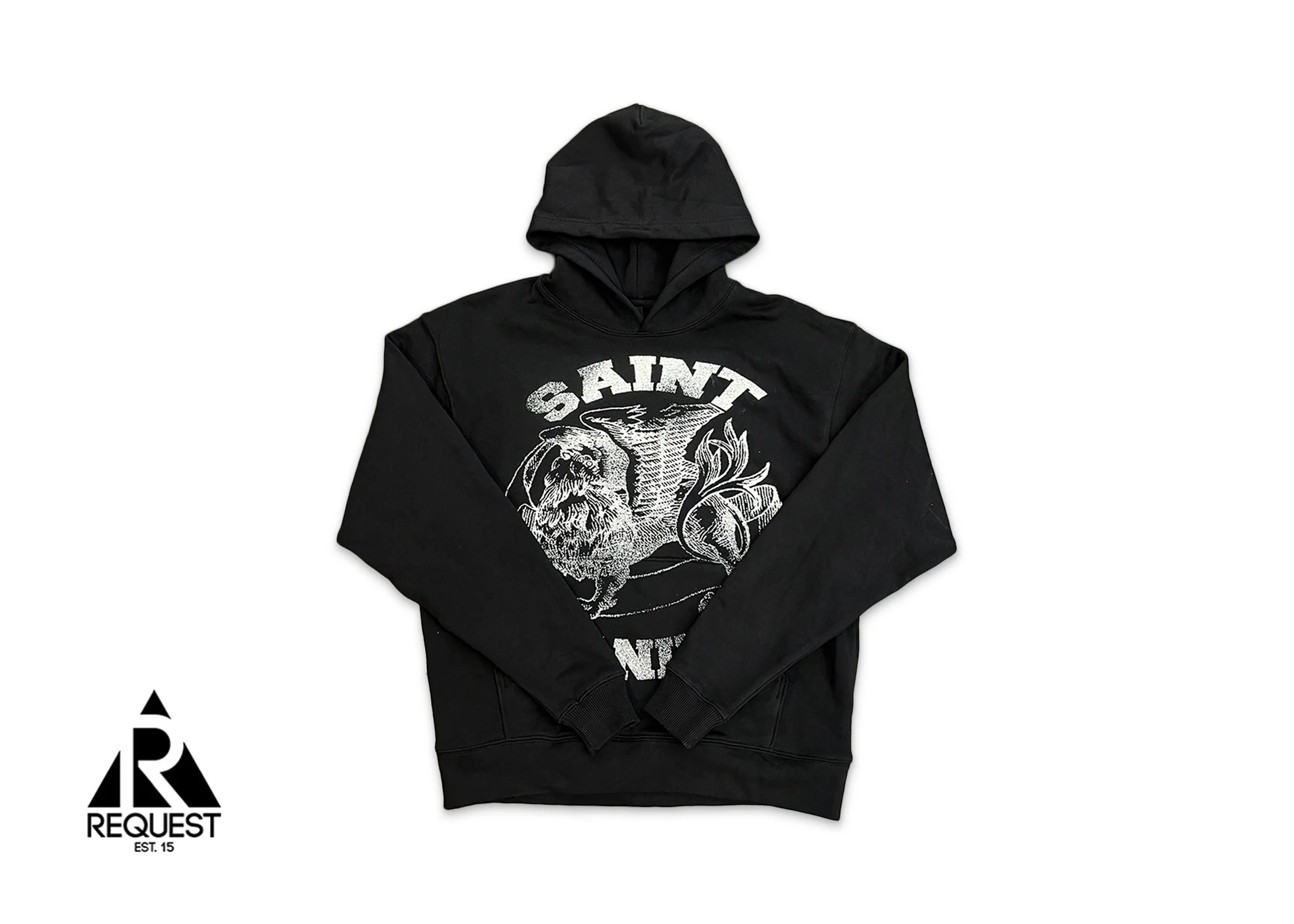 Logo Hoodie "Black White"