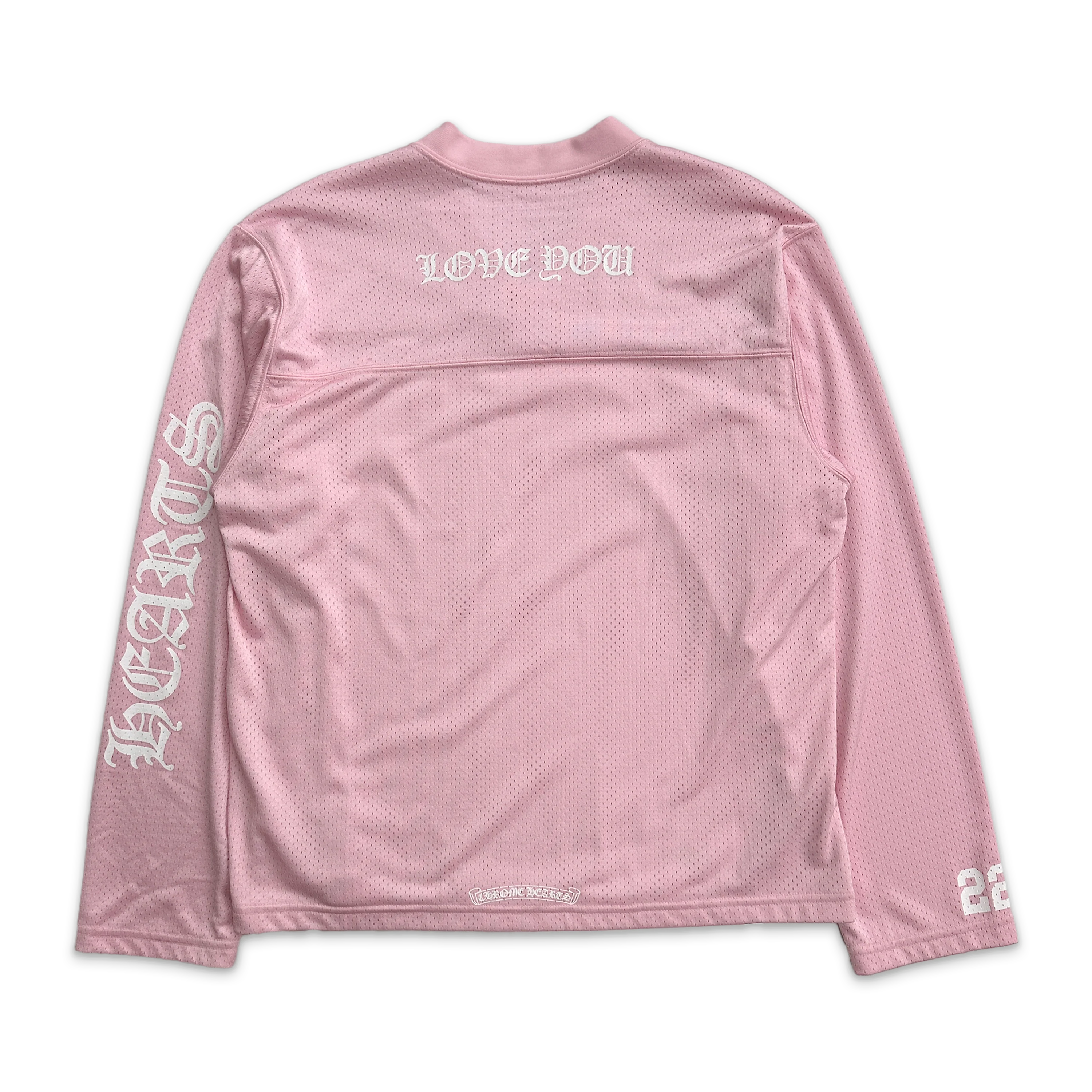Love You Sports Mesh Warm Up L/S Jersey “Pink" - Image 2