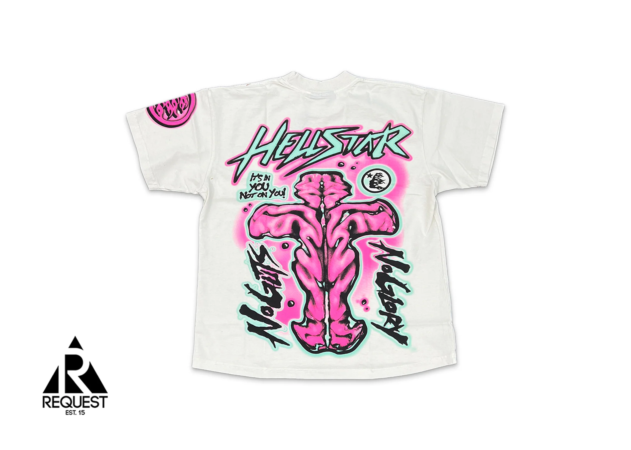 No Guts No Glory Tee "White" - Image 2