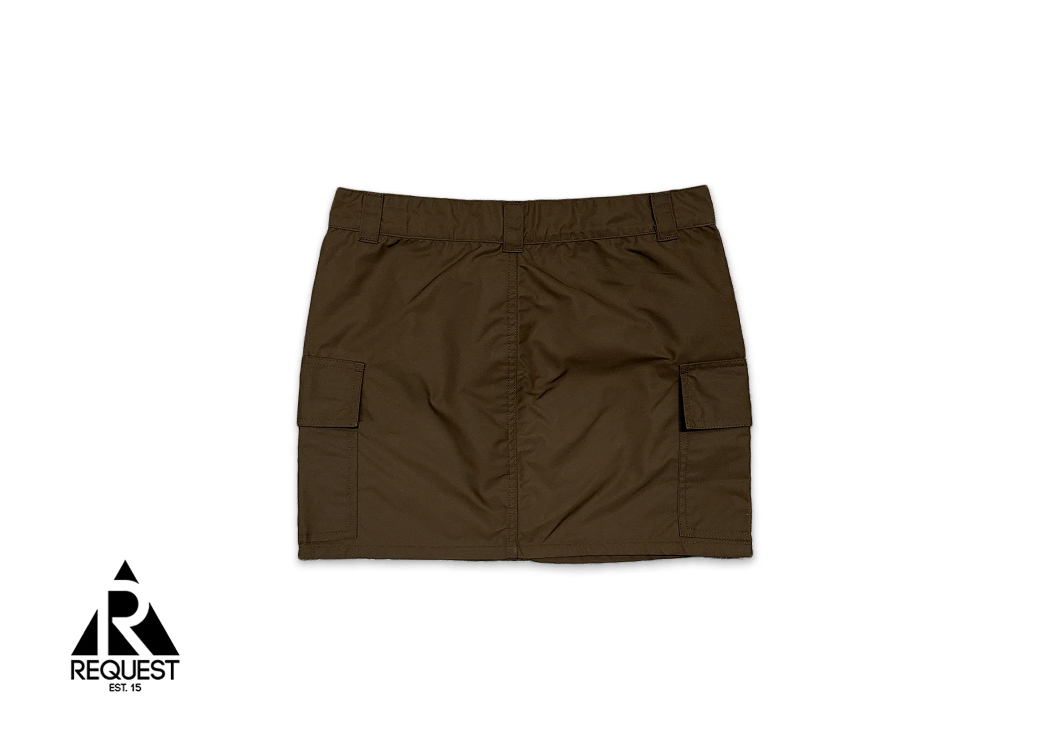 Nylon Cargo Skirt w/ Cross "Brown" (W) - Image 2