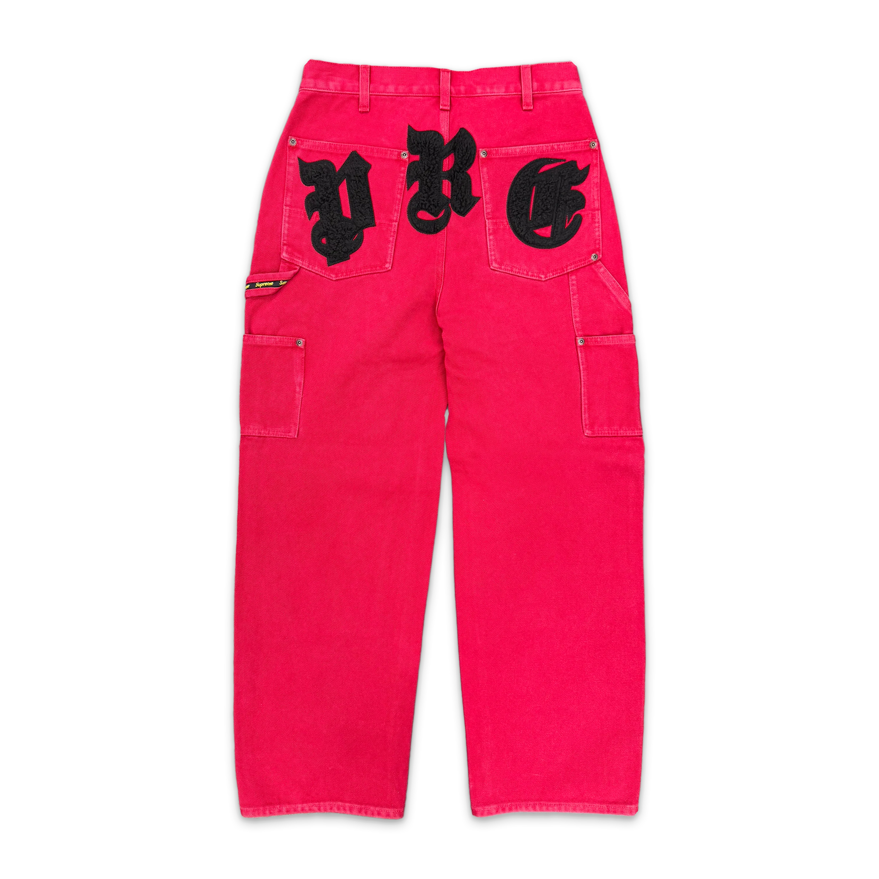 Old English Canvas Double Knee Painter Pant "Red" - Image 2