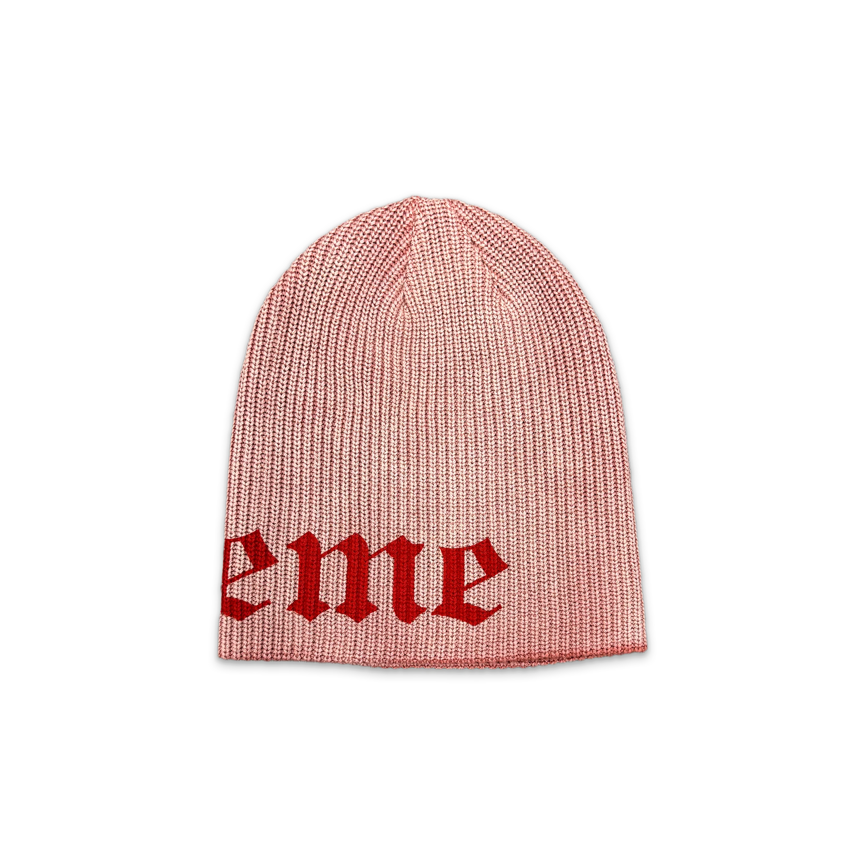 Old English Printed Beanie "Red" - Image 2