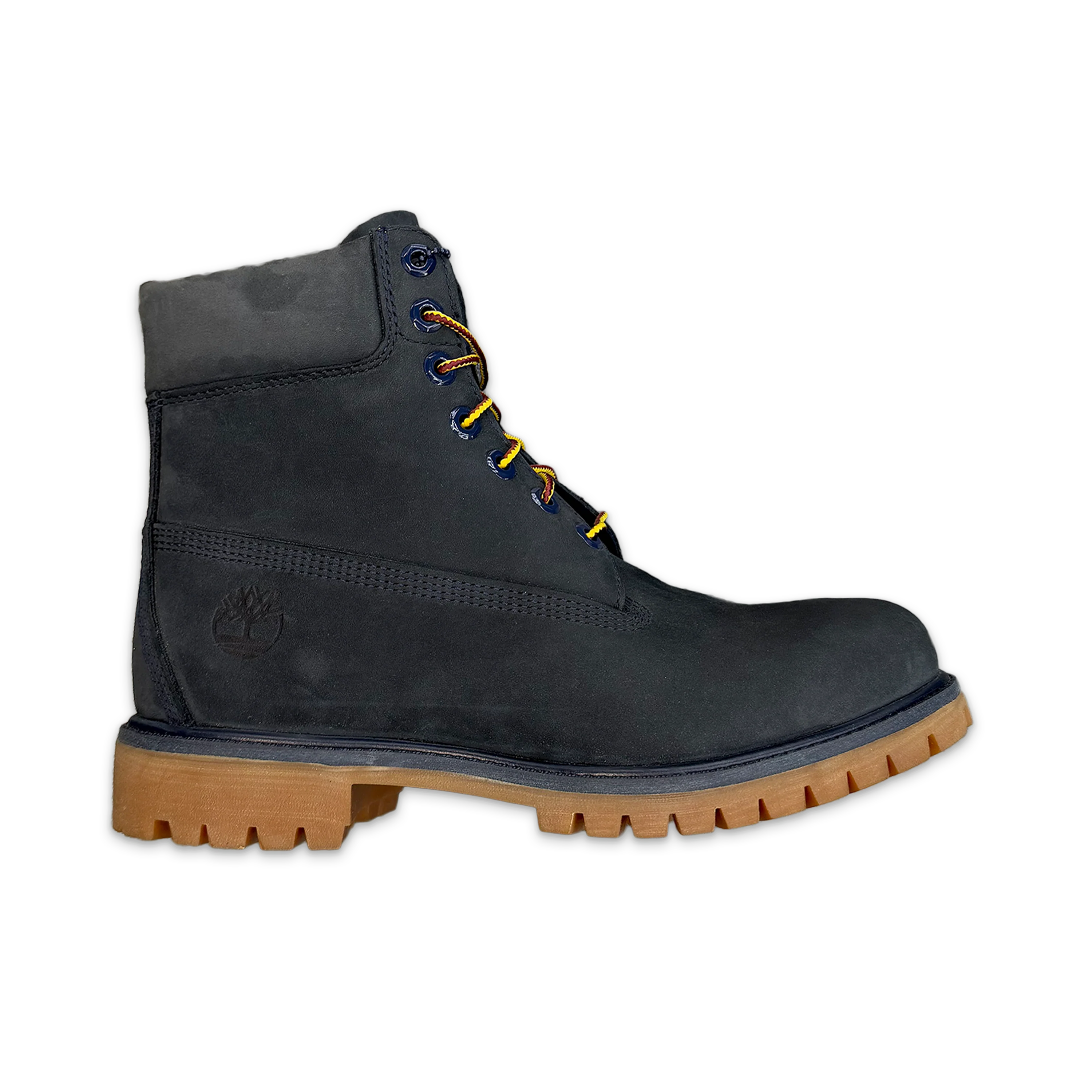 Premium 6" Waterproof Boot "Dark Blue Nubuck/ Gum"