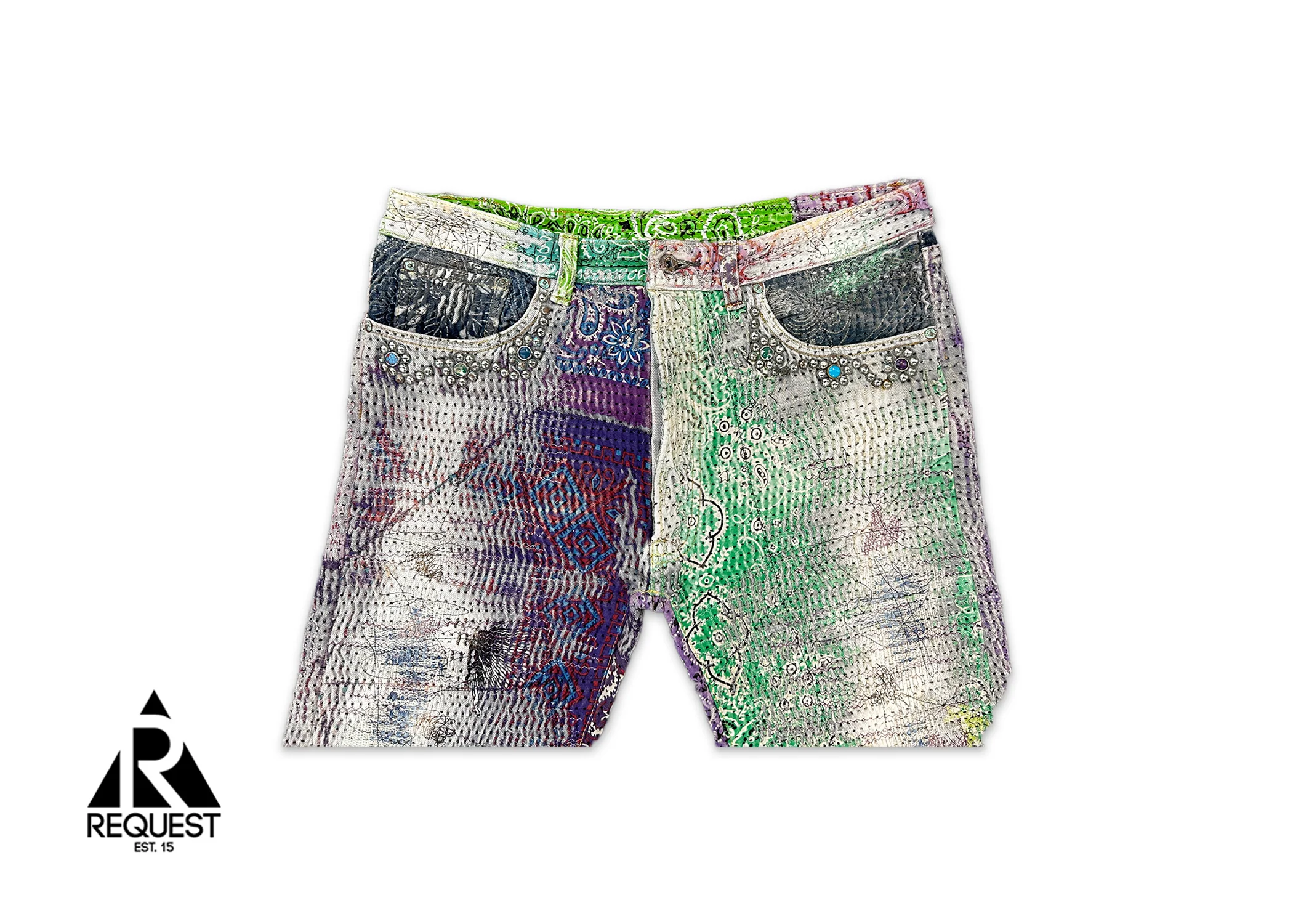 Proleta Re Art Rhinestone Boro Denim "Serial 365" - Image 3