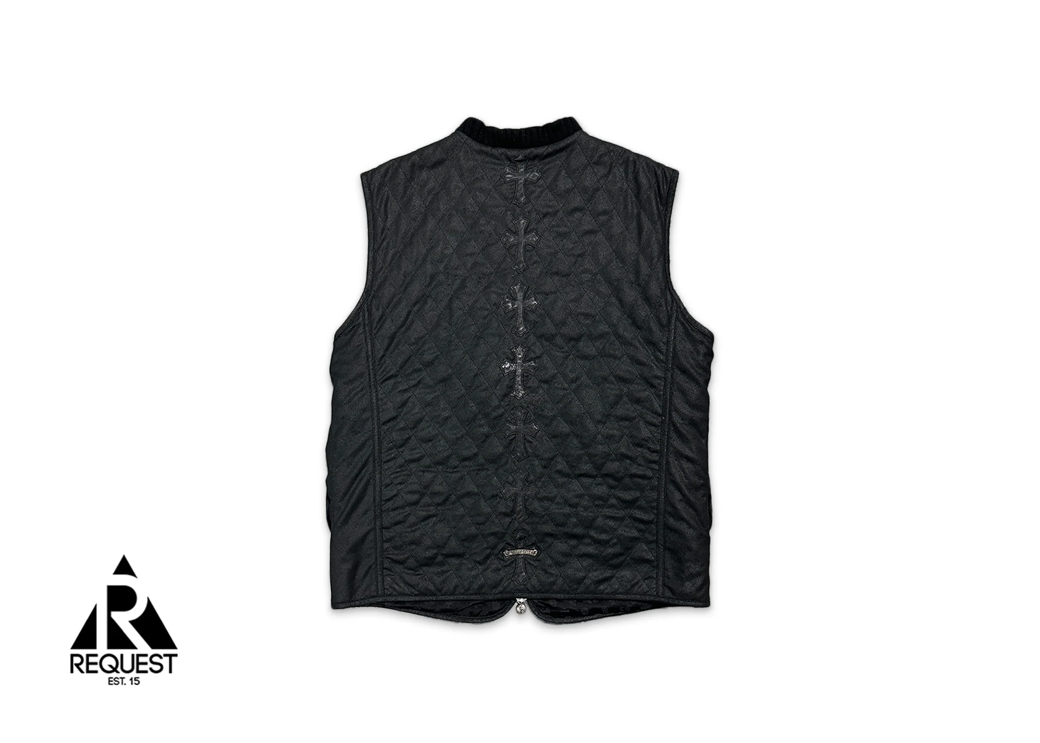 Quilted Vest "Black" - Image 2