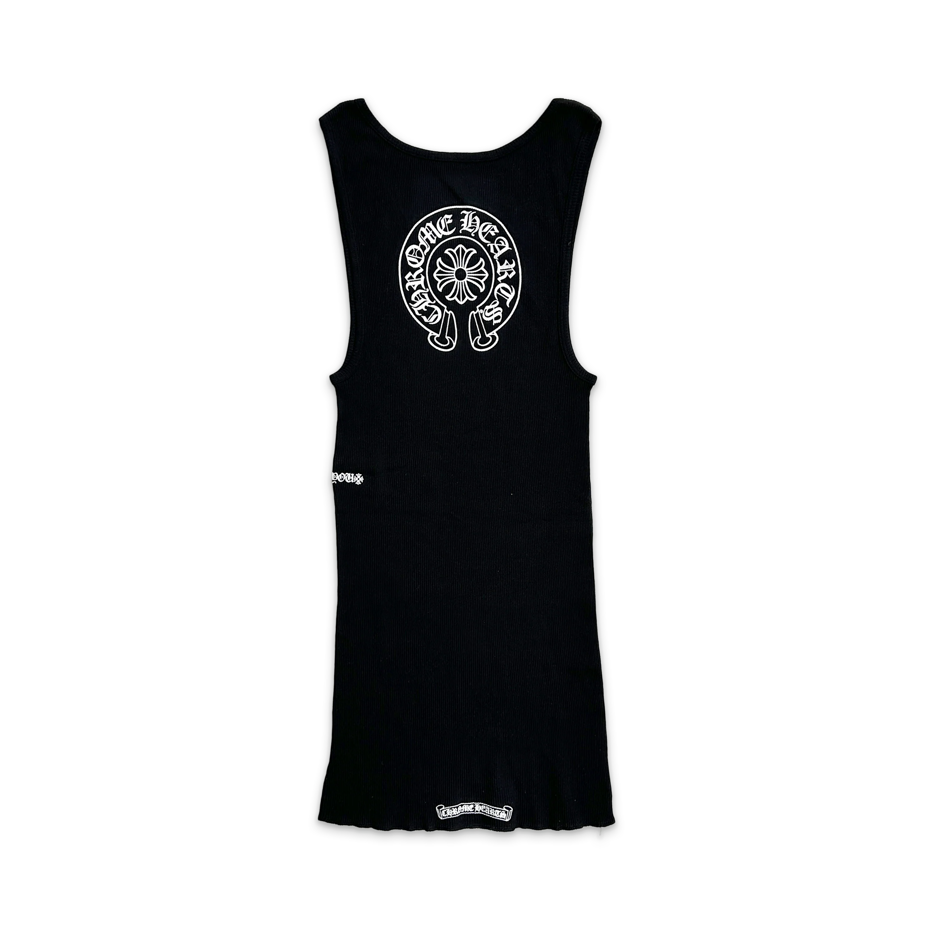 Rib Horseshoe F*ck You Tank Top "Black" - Image 2