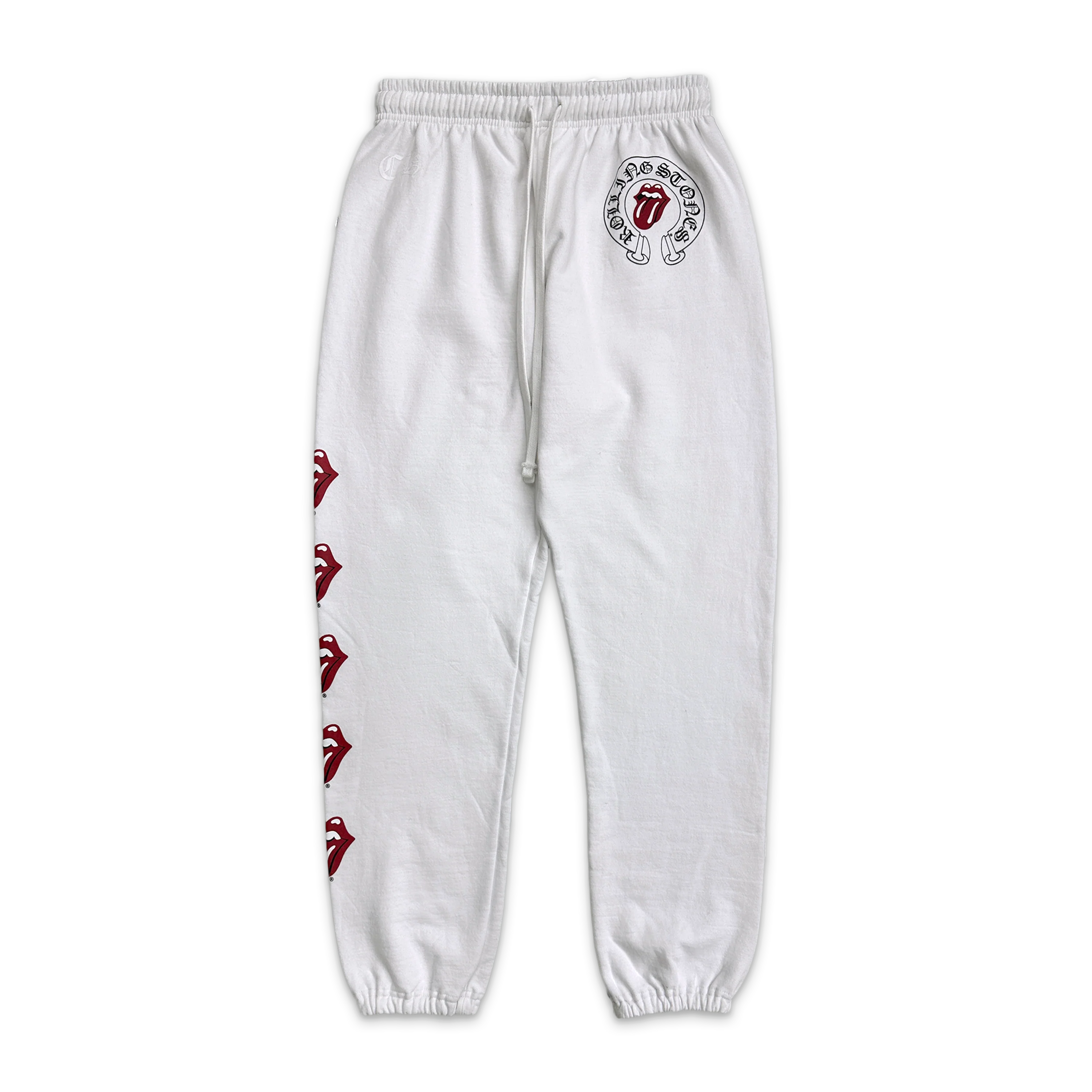 Rolling Stones Lips Sweatpants 2024 "White/Red"