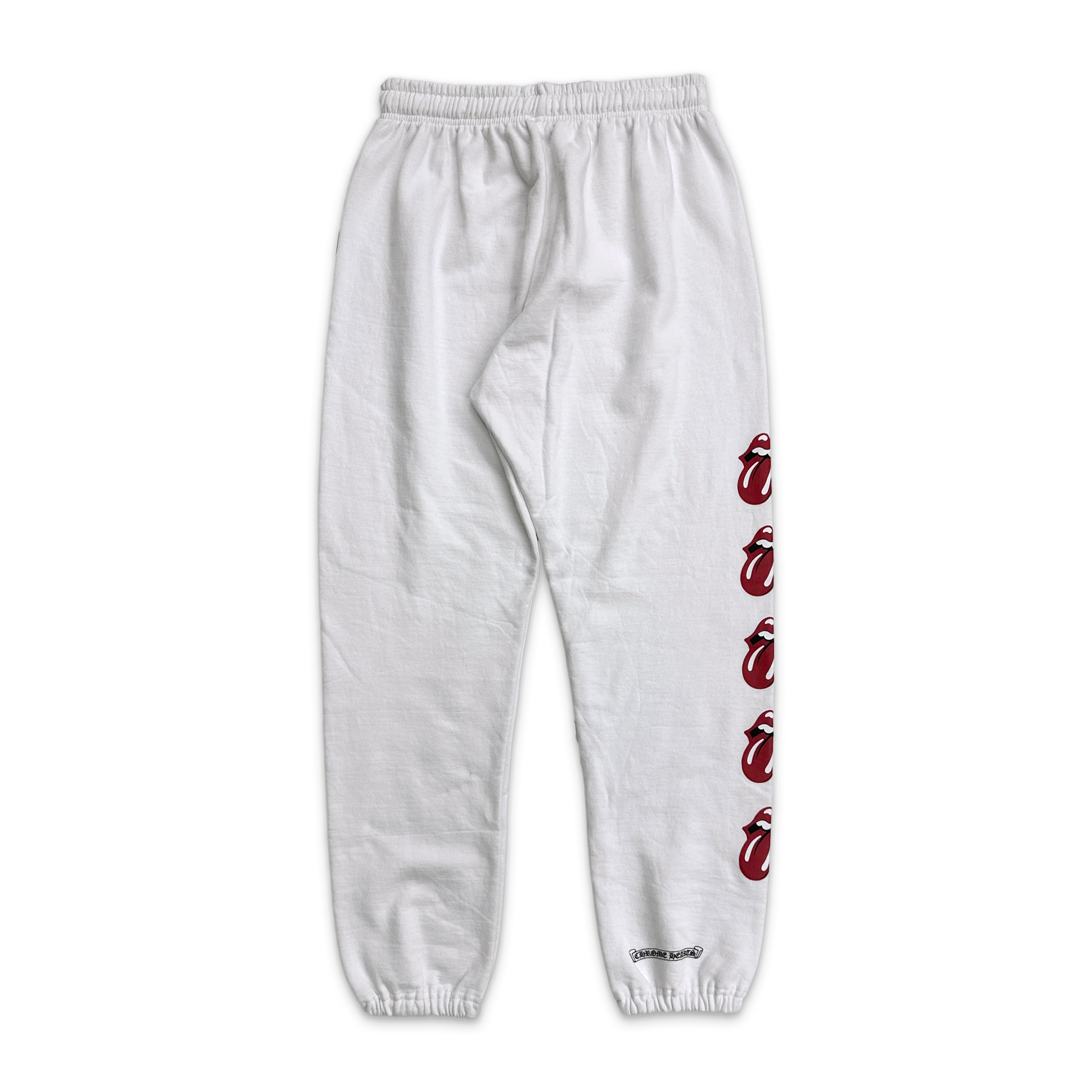 Rolling Stones Lips Sweatpants 2024 "White/Red" - Image 2