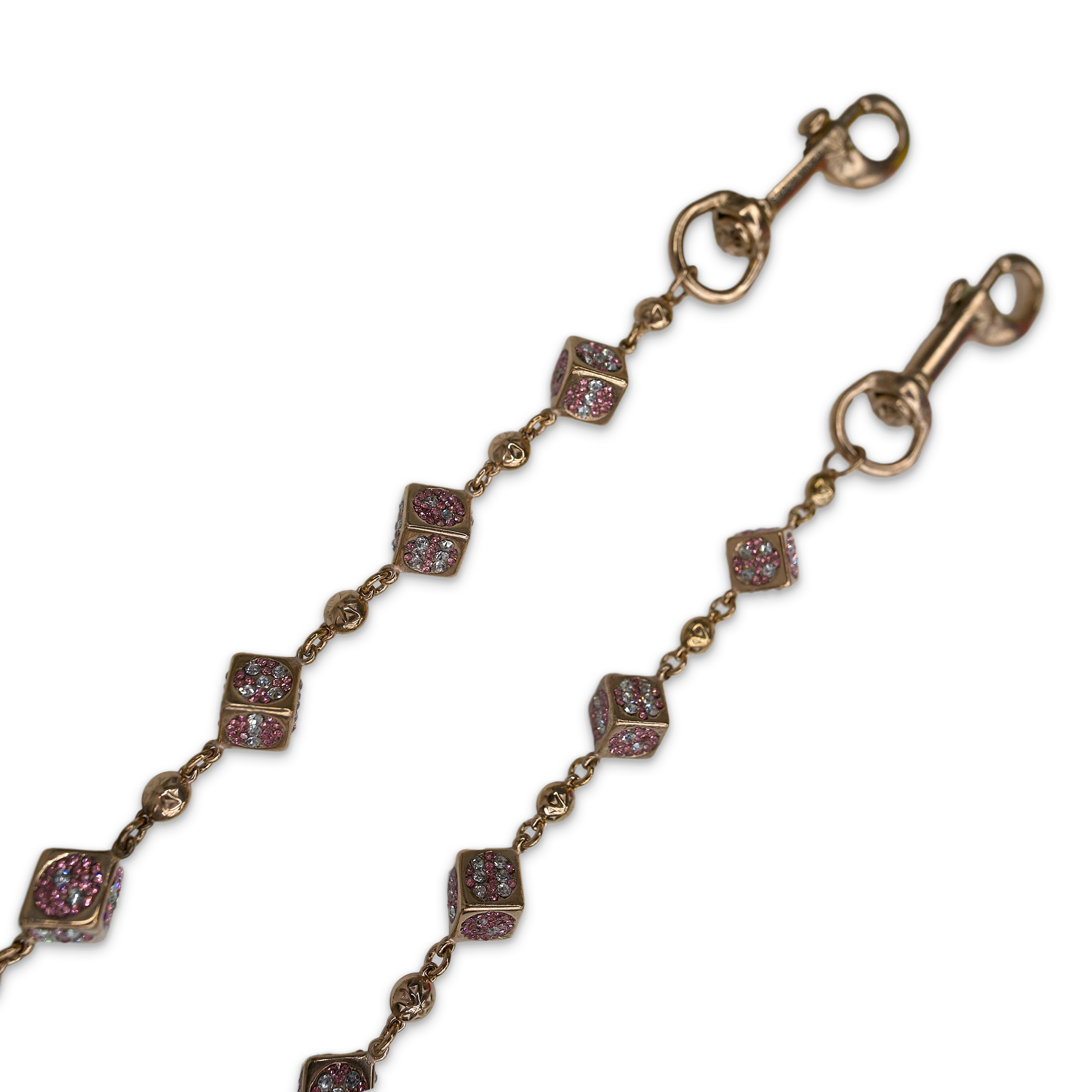 Rose Gold Dice Wallet Chain - Image 2
