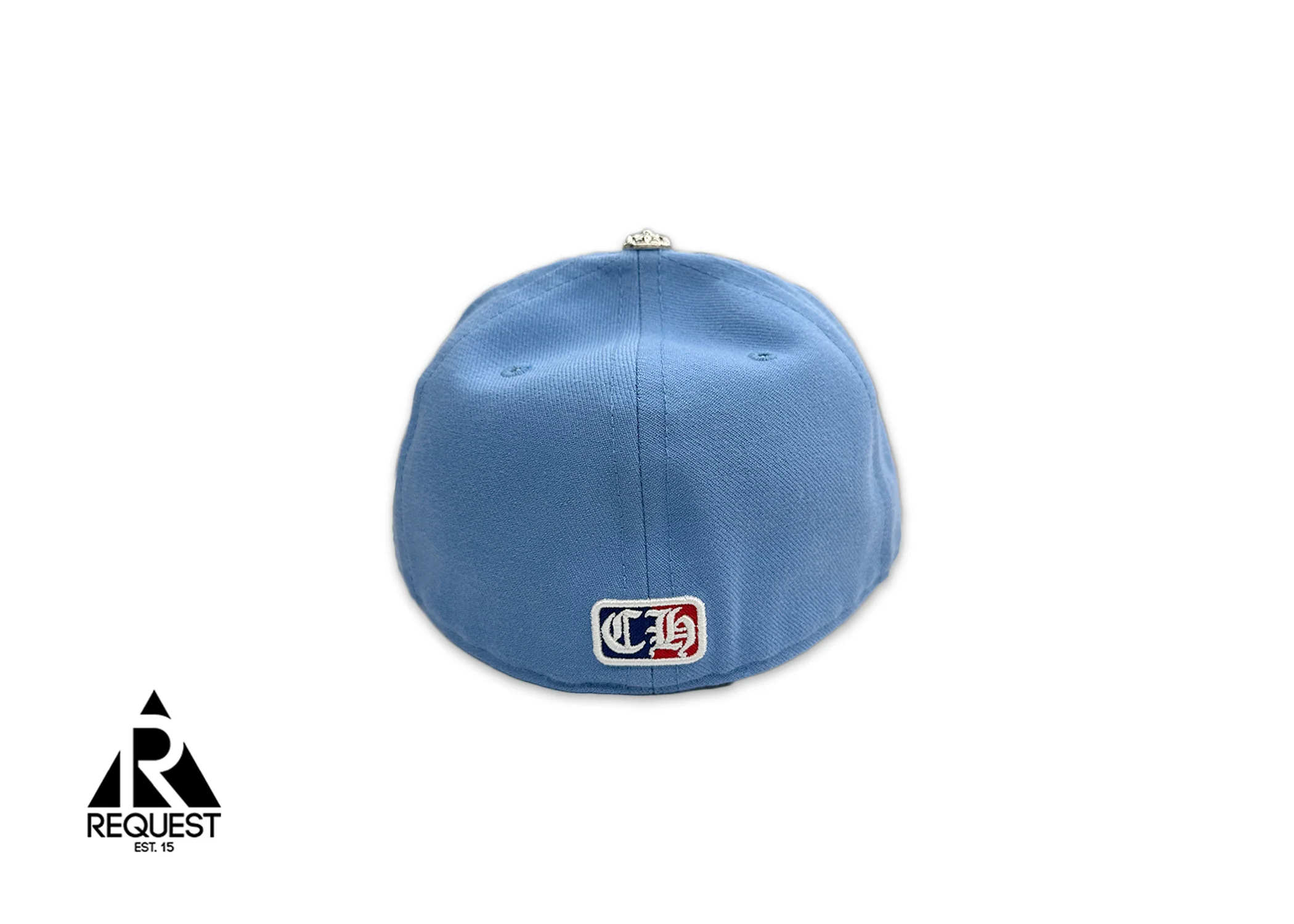 Sacred Heart Fitted Hat "Baby Blue" - Image 2