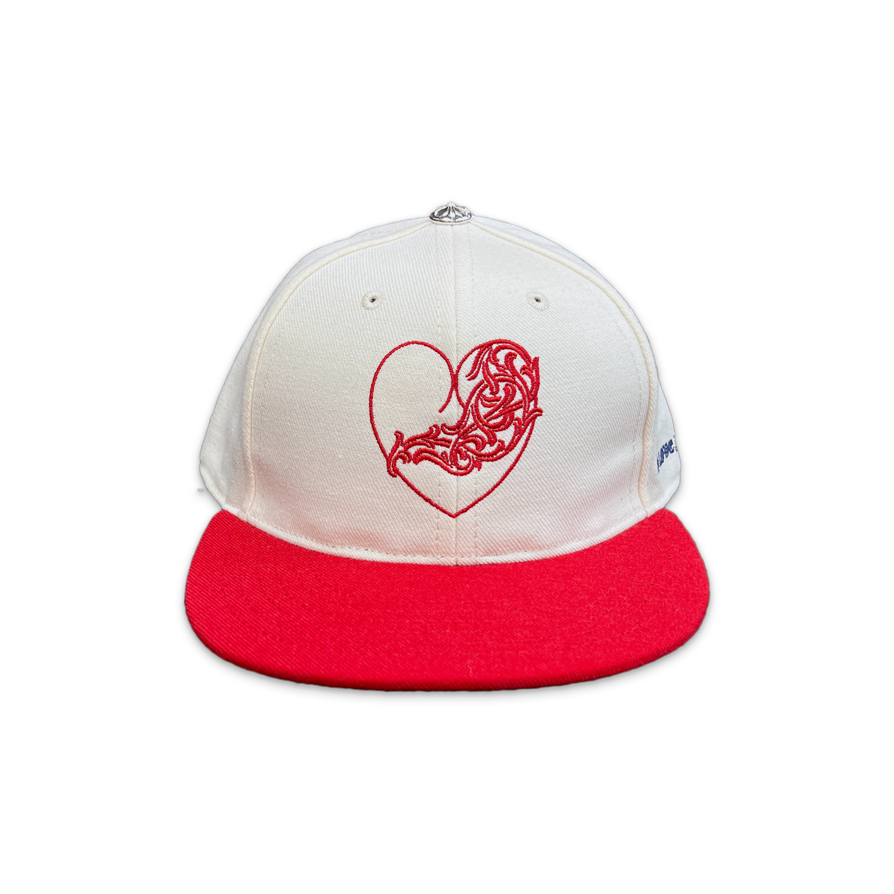 Sacred Heart Fitted Hat "Cream/Red/Navy"
