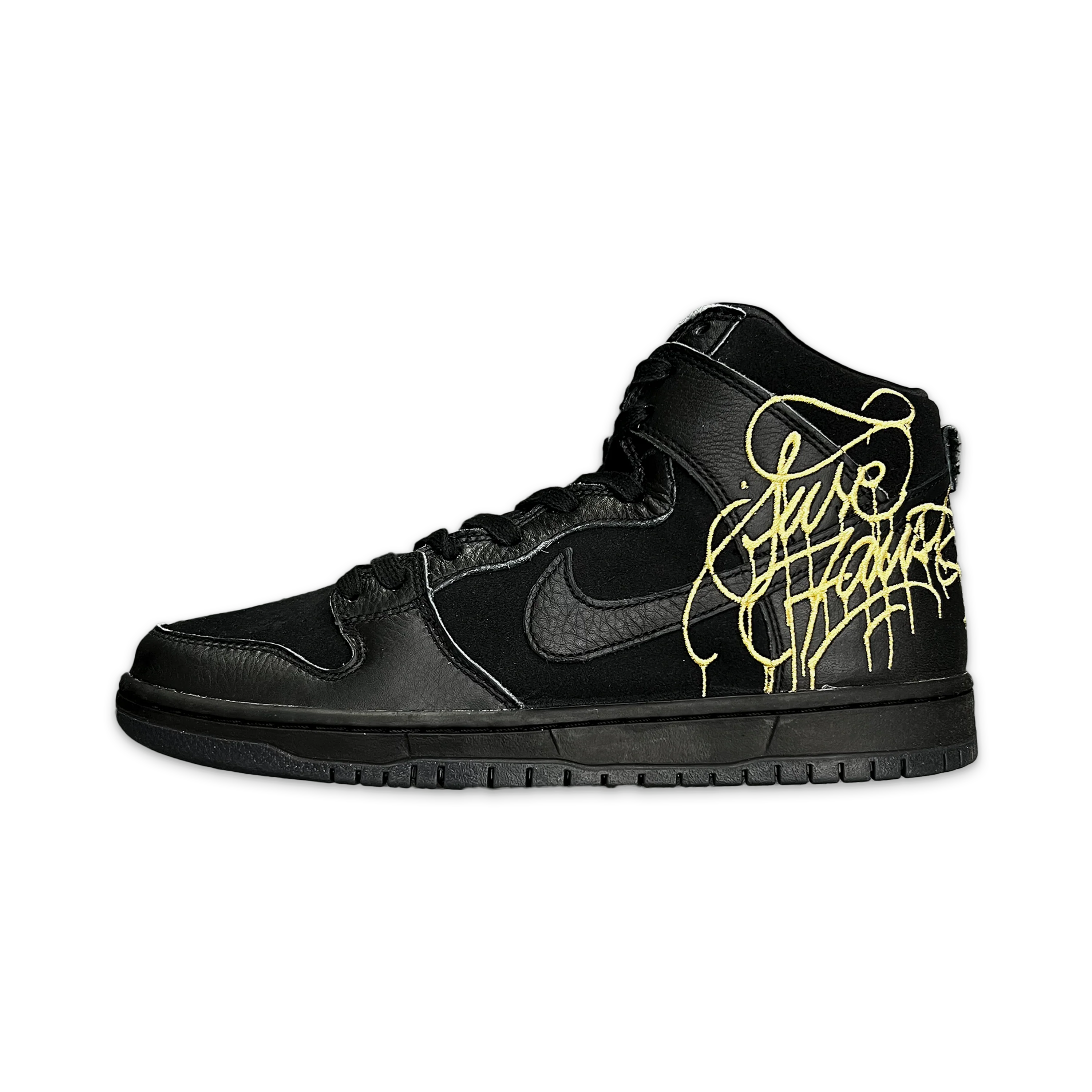 SB Dunk High "FAUST Black Gold" - Image 3