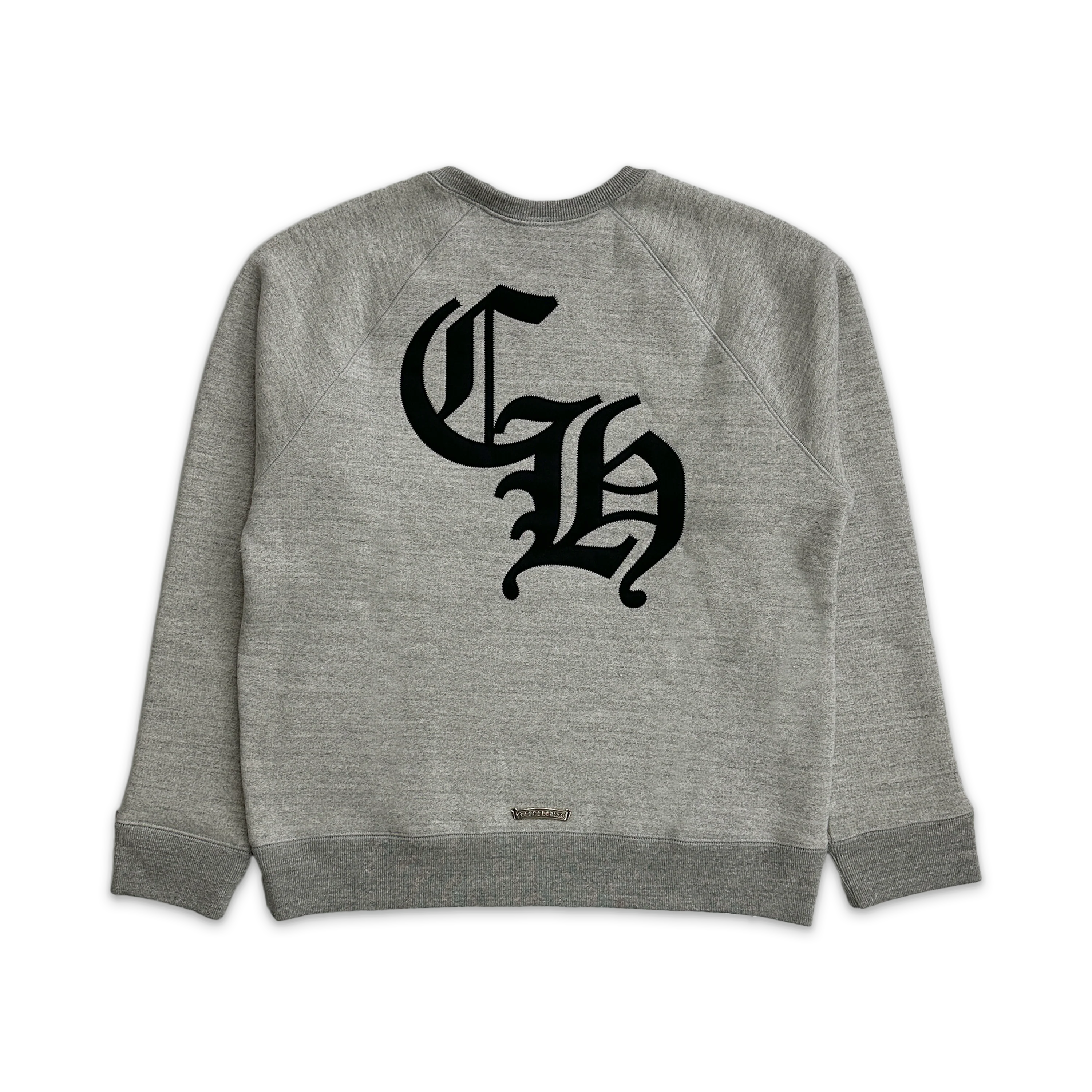 Triple Cross Nylon CH Logo Seven-11 Sweatshirt "Grey" - Image 2