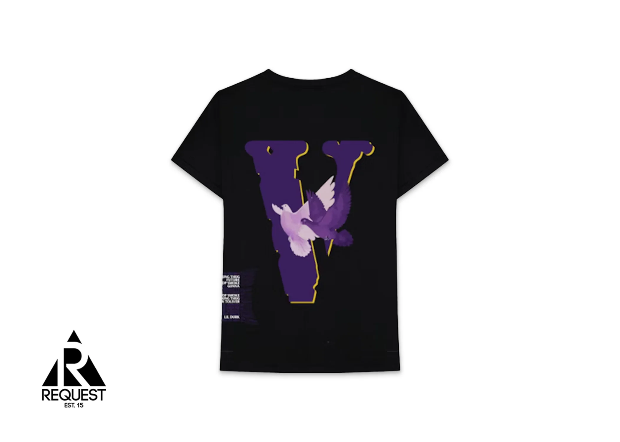 Vlone x Nav Doves Tee "Black" - Image 2