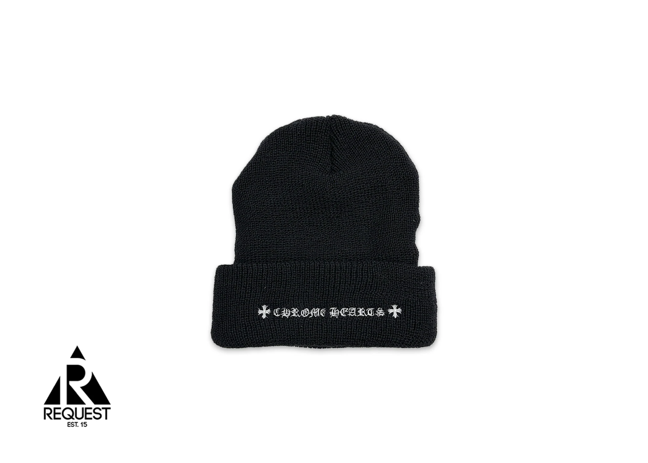 Wool Plus Cross Beanie "Black" - Image 2