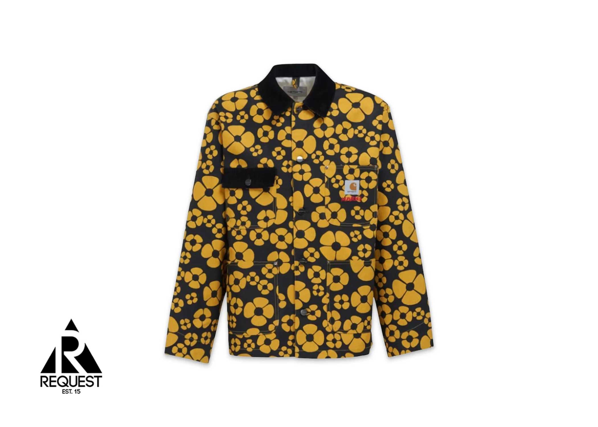 × Carhartt WIP Work Jacket “Black/Sun Yellow”