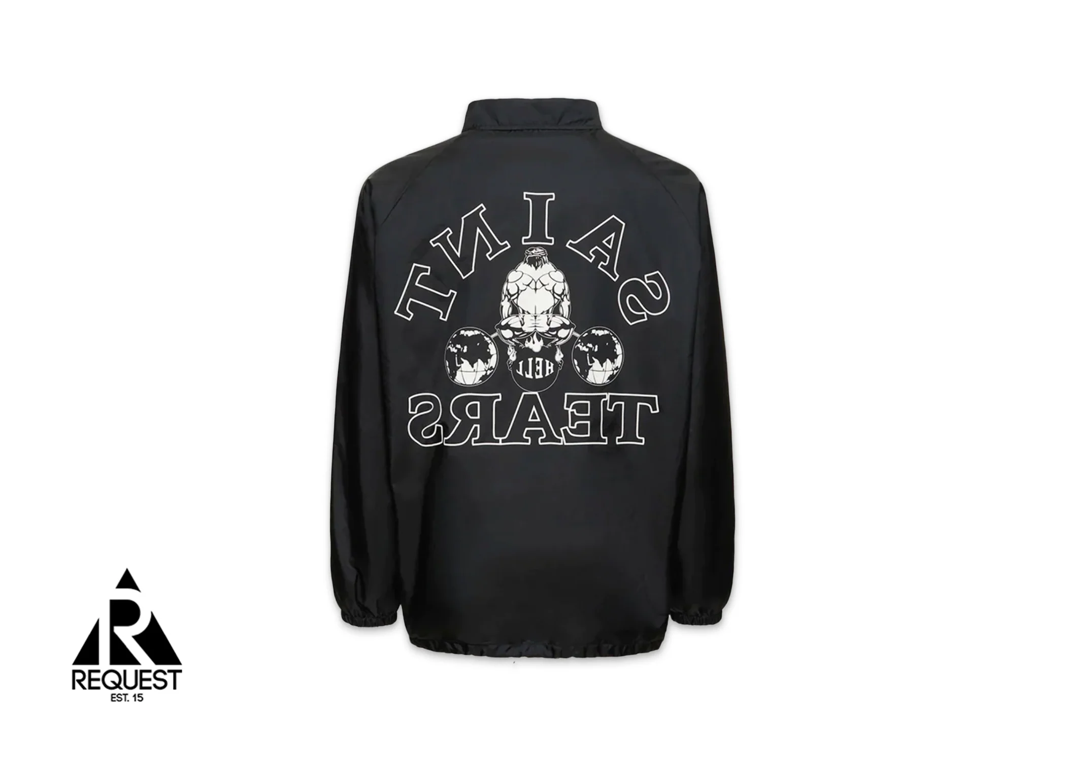 x Denim Tears Coaches Jacket “Black” - Image 2