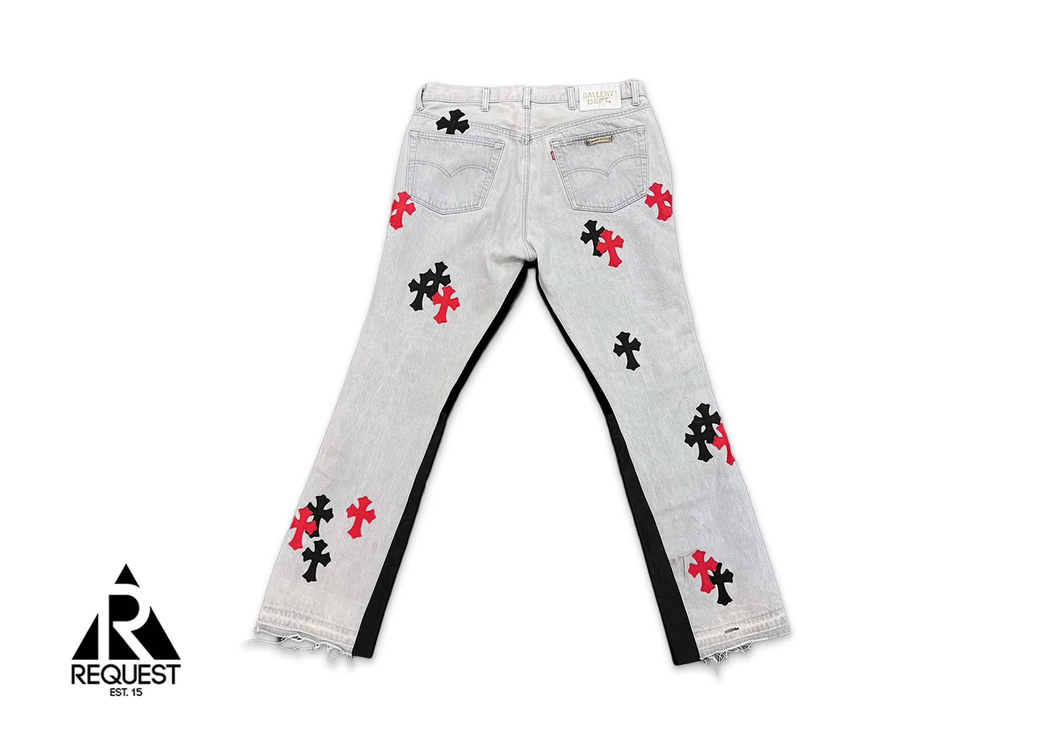 x  Flare Denim "Black & Red Crosses" - Image 2
