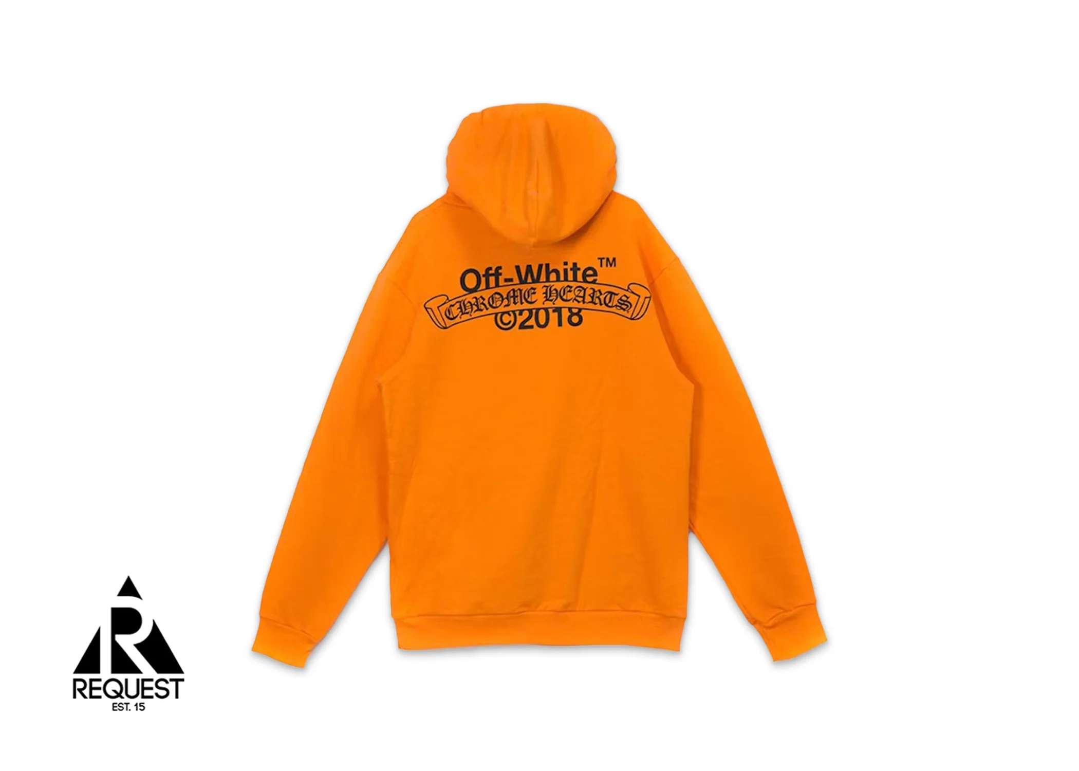x Off-White Hoodie 2018 "Orange" - Image 2